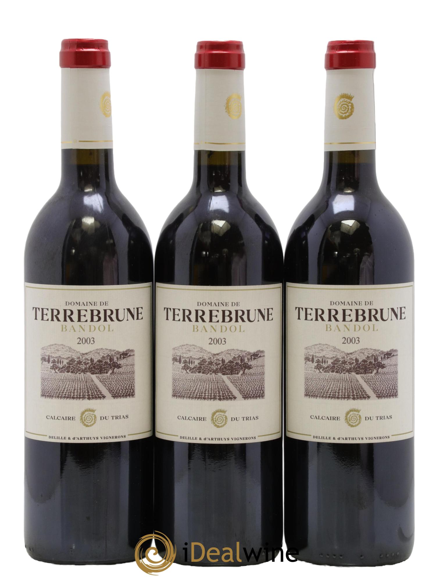Bandol Terrebrune (Domaine de) 2003 - Lot de 3 bouteilles - 0