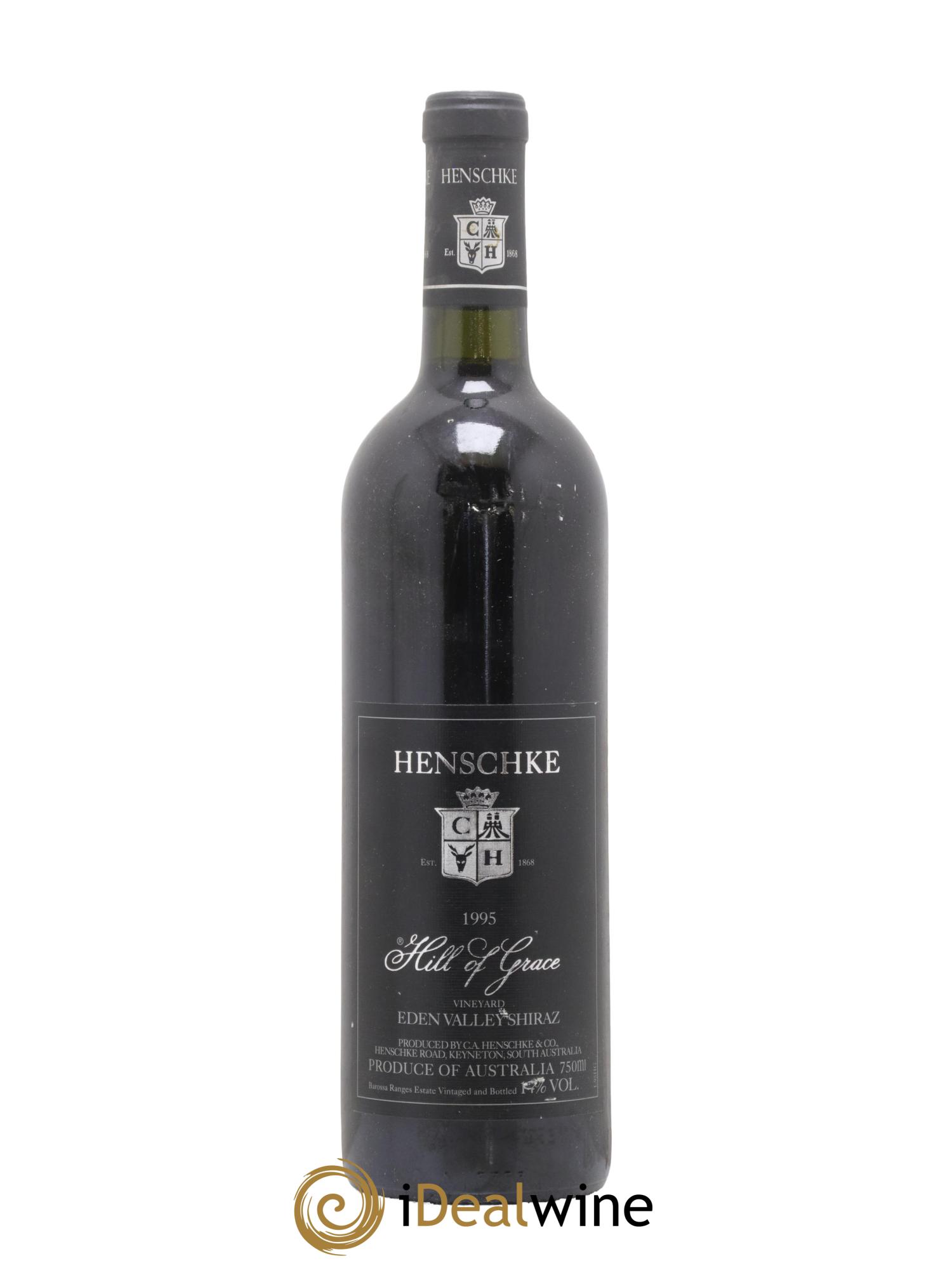 Eden Valley Hill of Grace Shiraz Henschke  1995 - Lot de 1 bouteille - 0