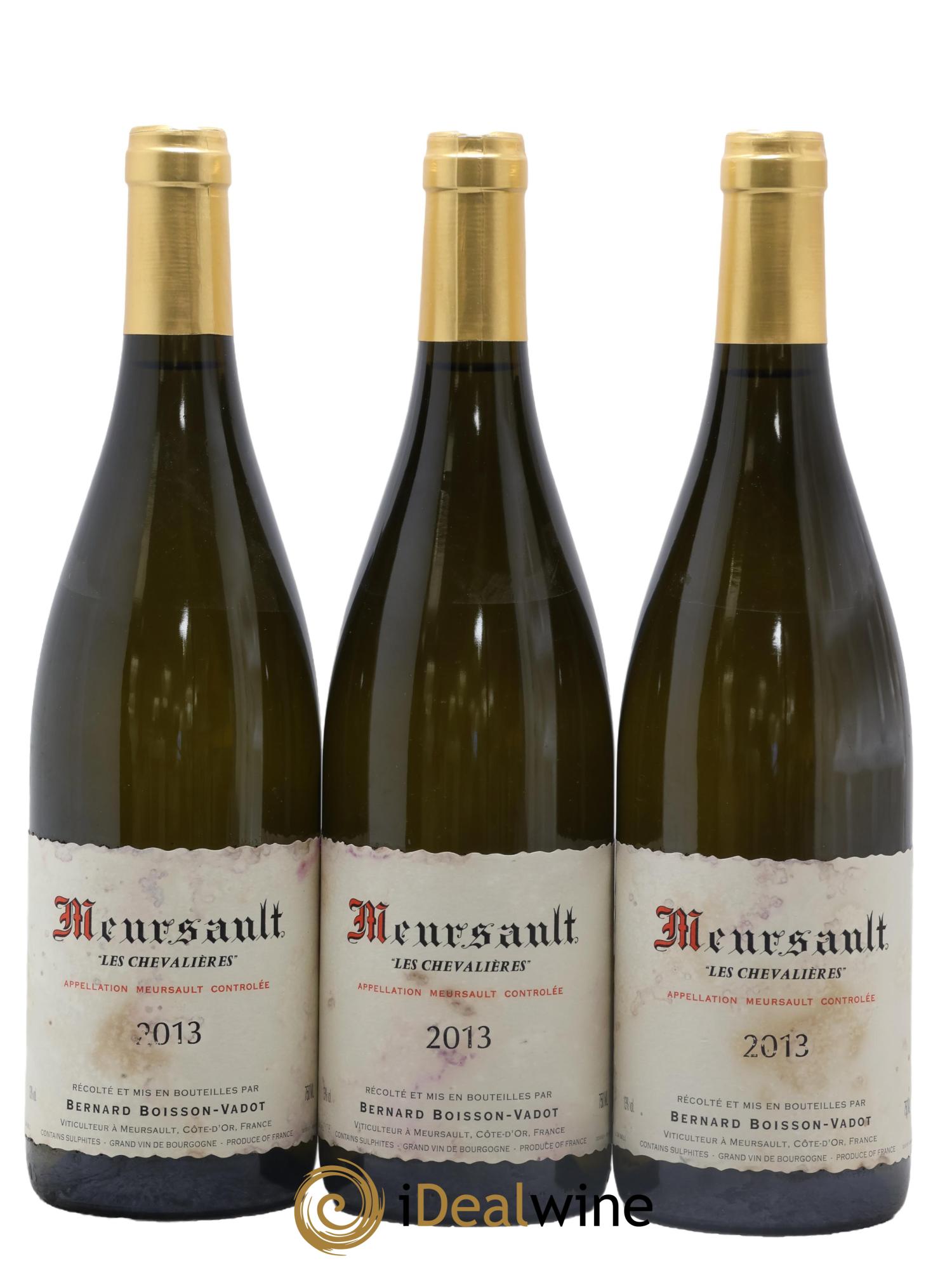 Meursault Les Chevalières Boisson-Vadot (Domaine) 2013 - Posten von 3 Flaschen - 0