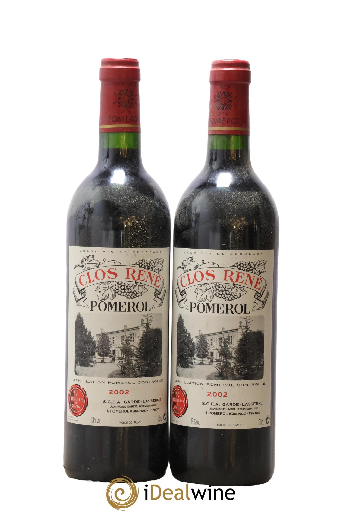 Clos René 2002 - Posten von 2 Flaschen - 0