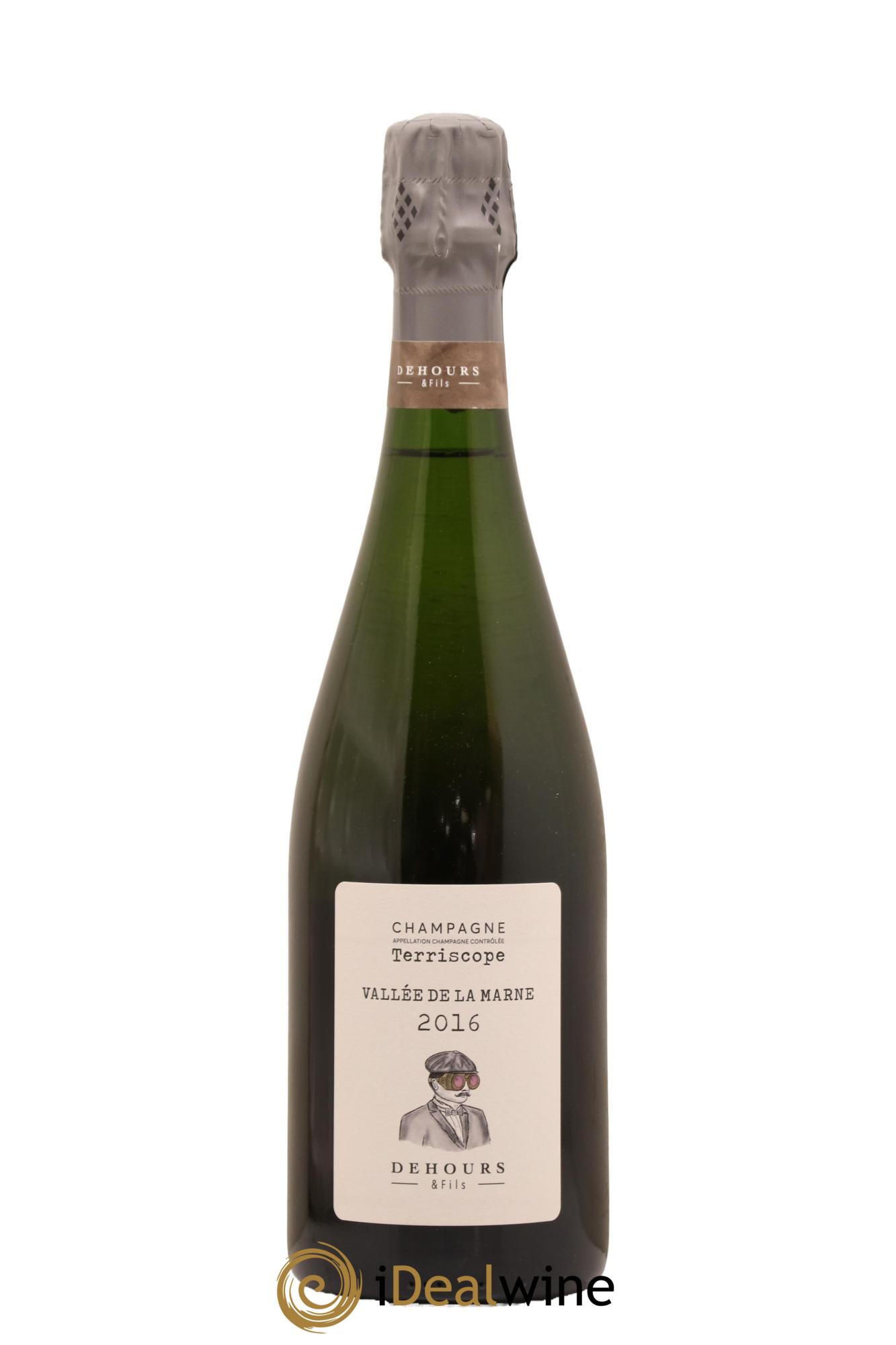 Champagne Extra Brut Terriscope Maison Dehours et Fils 2016 - Lot de 1 bouteille - 0