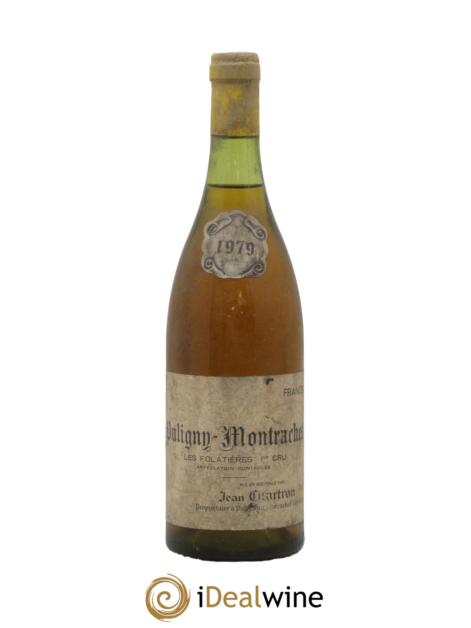 Puligny-Montrachet 1er Cru Folatières Jean Chartron (Domaine) 1979 - Lot de 1 bouteille - 0