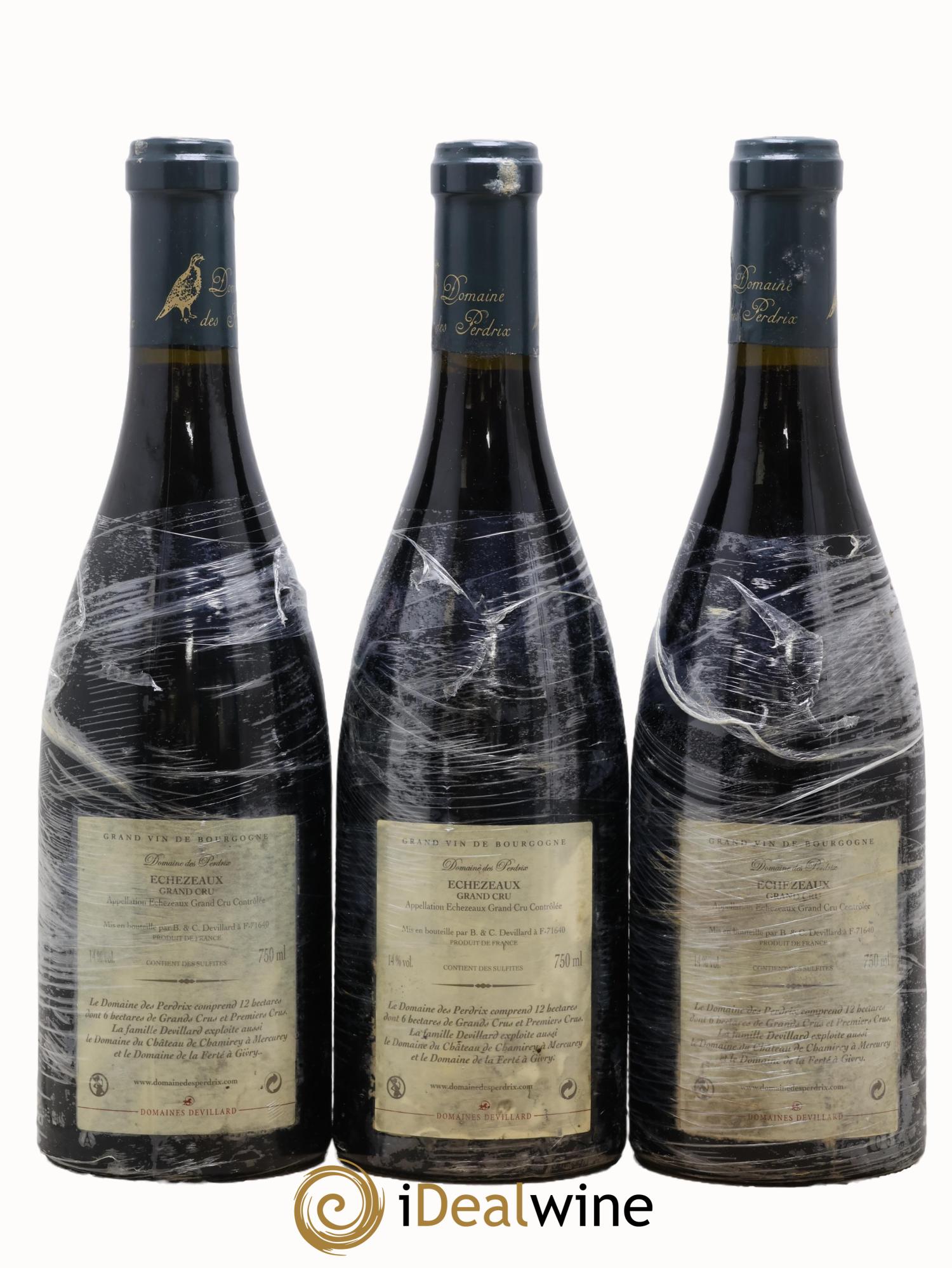 Echezeaux Grand Cru Perdrix (Domaine des) 2005 - Lotto di 3 bottiglie - 1
