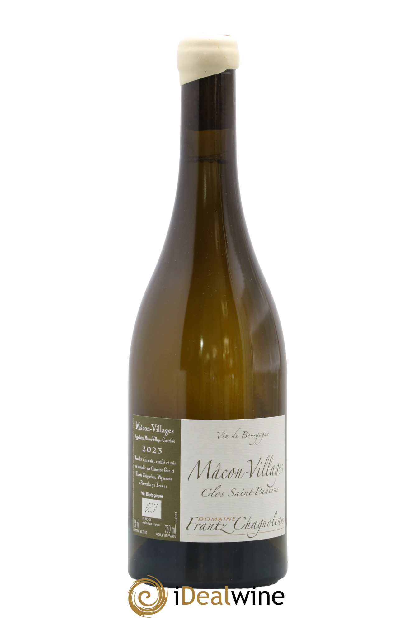 Mâcon-Villages Clos Saint Pancras Frantz Chagnoleau (Domaine) 2023 - Lot de 1 bouteille - 0