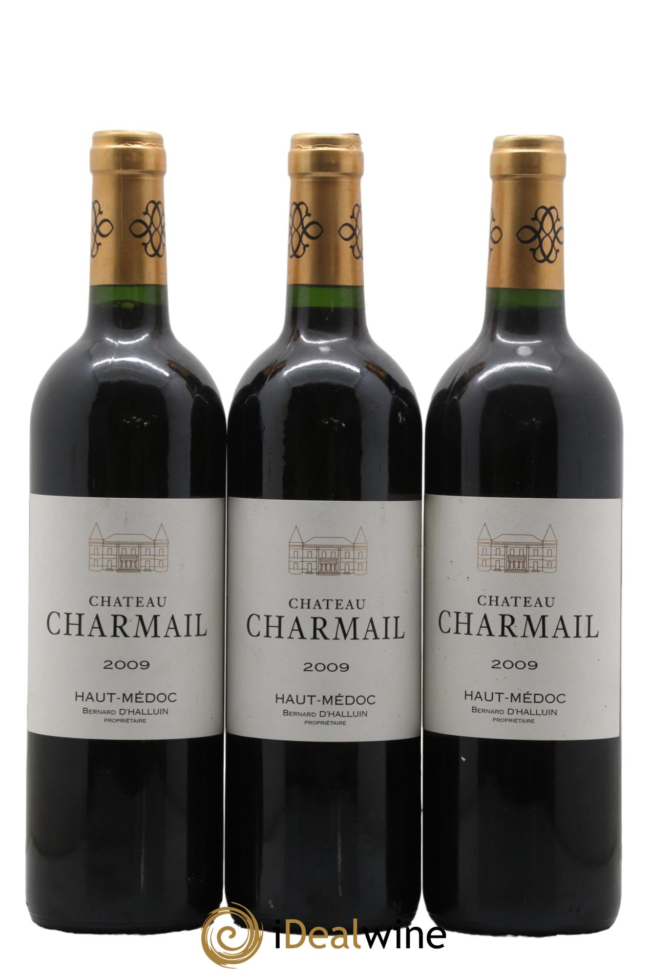 Château Charmail Cru Bourgeois 2009 - Lot of 3 bottles - 0