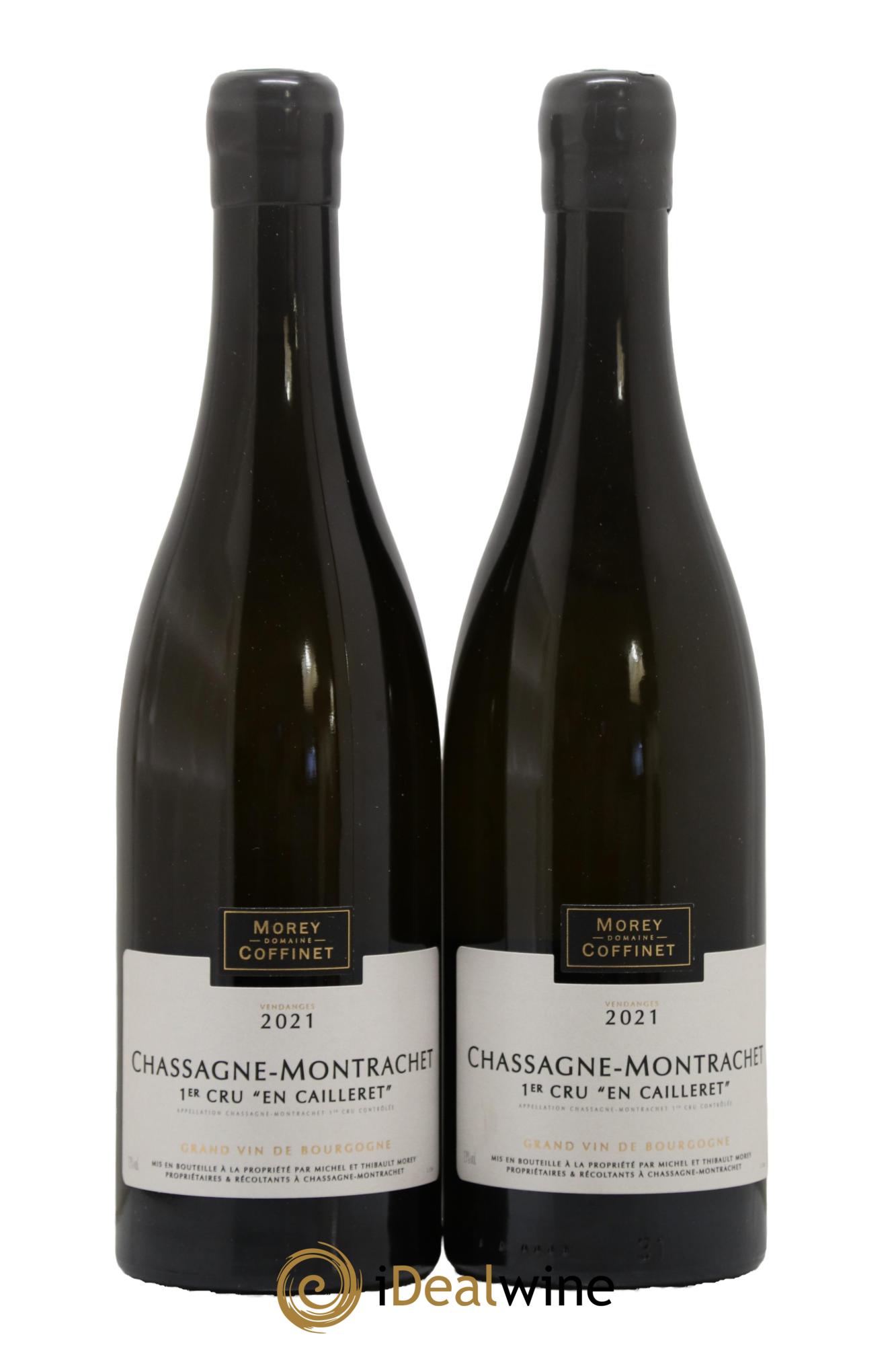Chassagne-Montrachet 1er Cru En Cailleret Morey-Coffinet (Domaine) 2021 - Lot de 2 bouteilles - 0