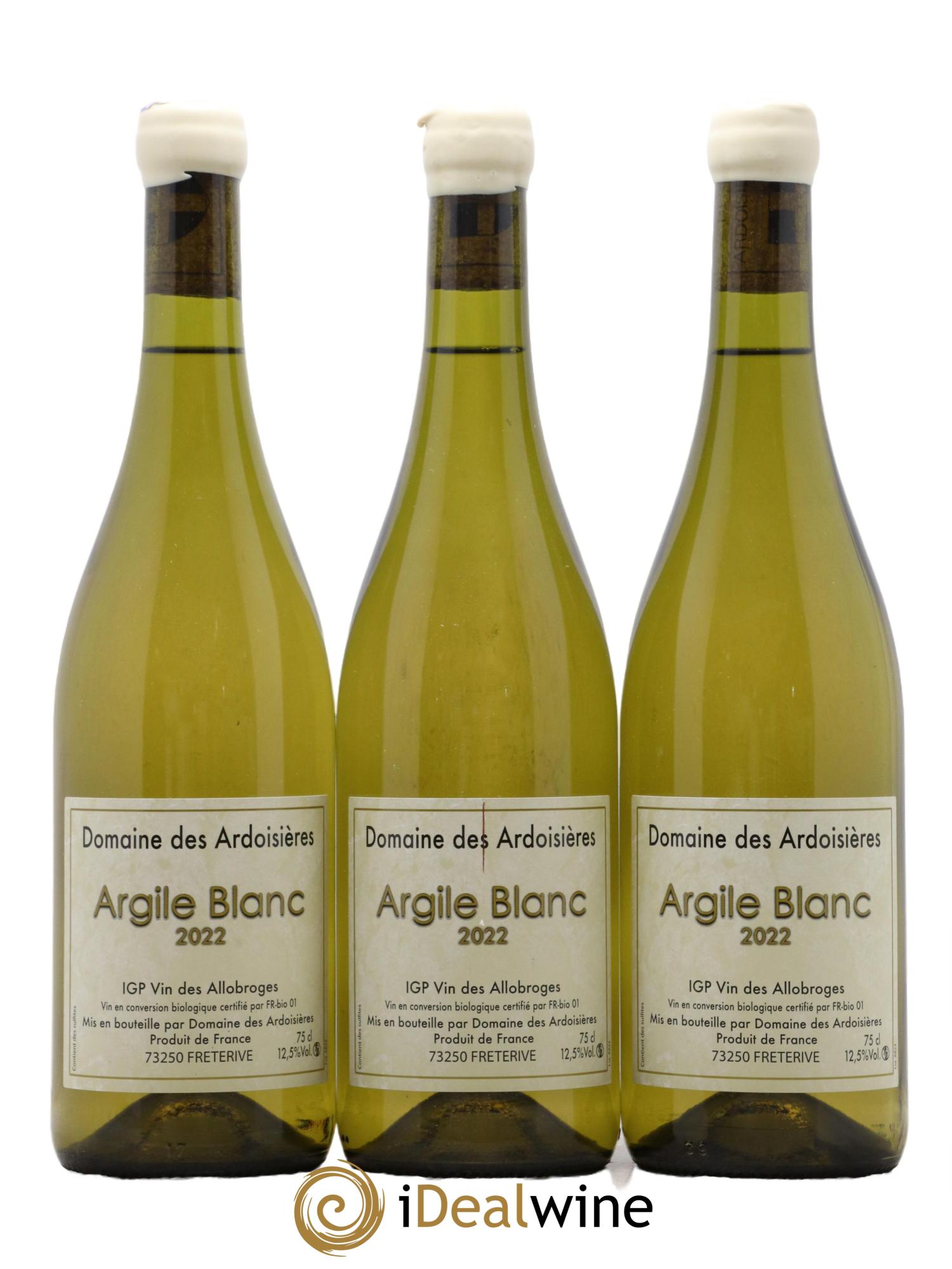 Vin des Allobroges Saint-Pierre-de-Soucy Argile Ardoisières (Domaine des) 2022 - Lot de 3 bouteilles - 0