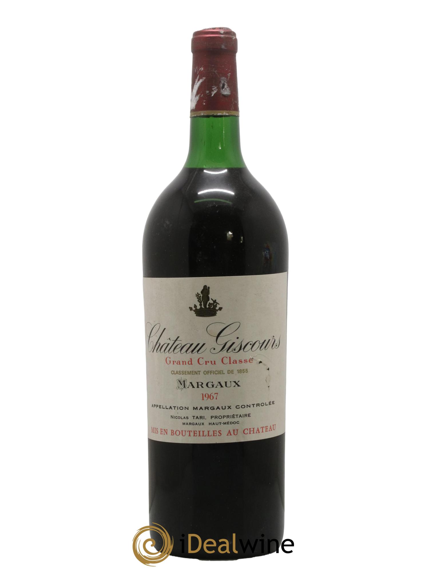 Château Giscours 3ème Grand Cru Classé 1967 - Lot de 1 magnum - 0