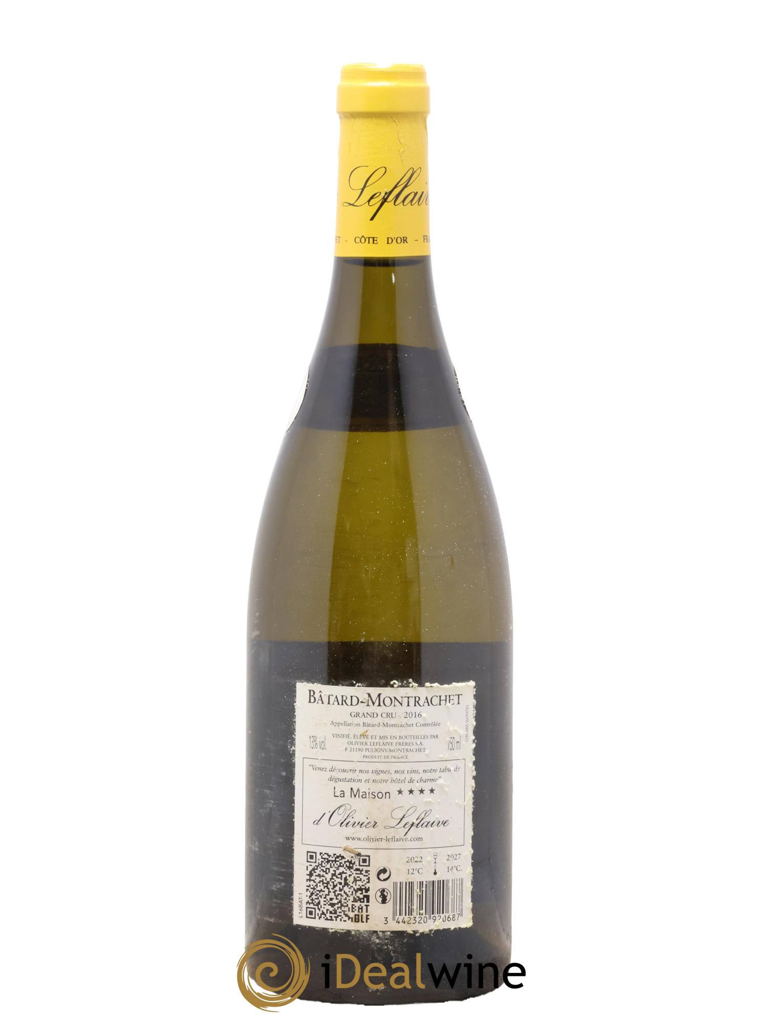 Bâtard-Montrachet Grand Cru Olivier Leflaive  2016 - Lot of 1 bottle - 2