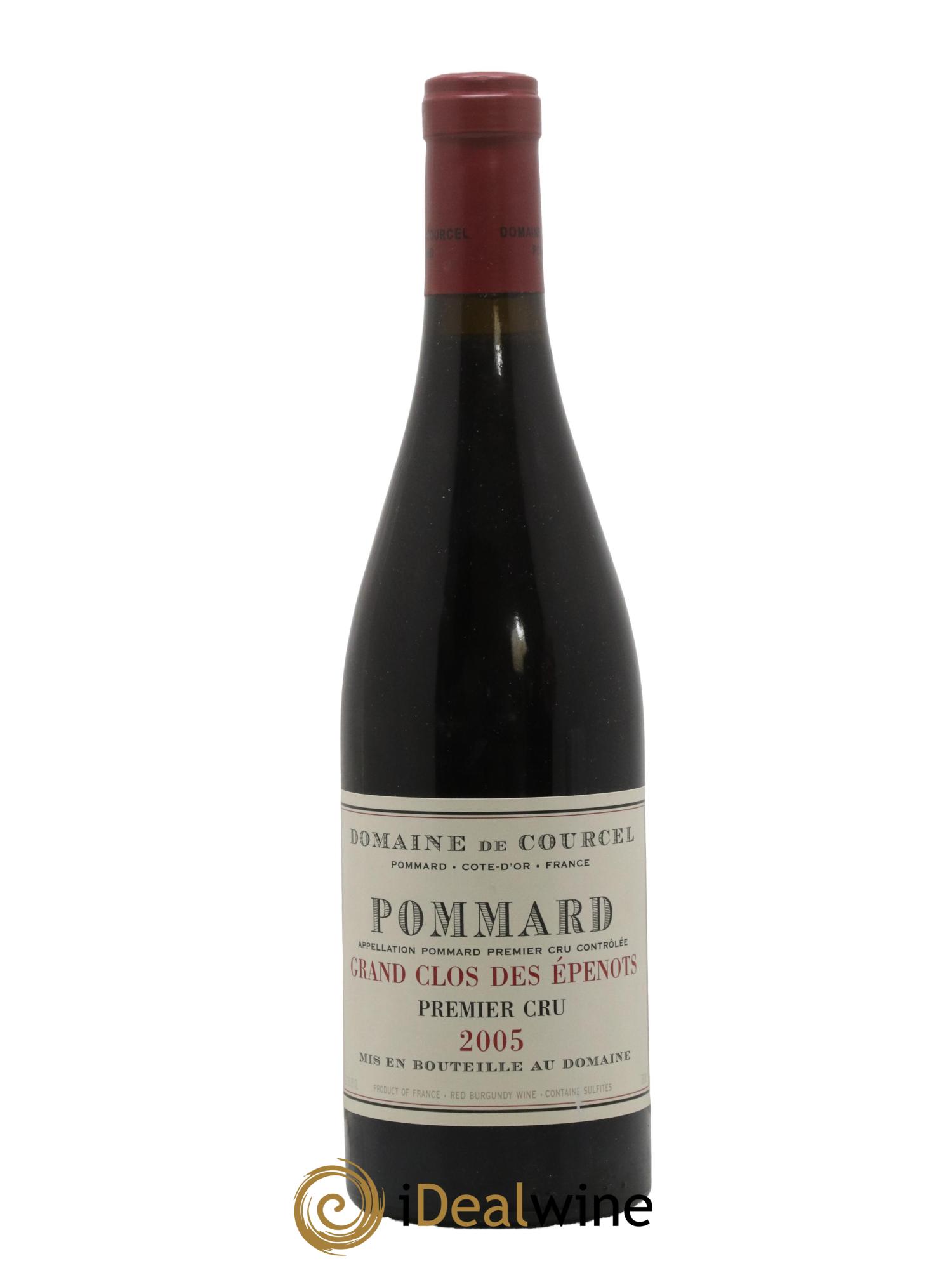 Pommard 1er Cru Grand Clos des Epenots de Courcel (Domaine) 2005 - Lot de 1 bouteille - 0