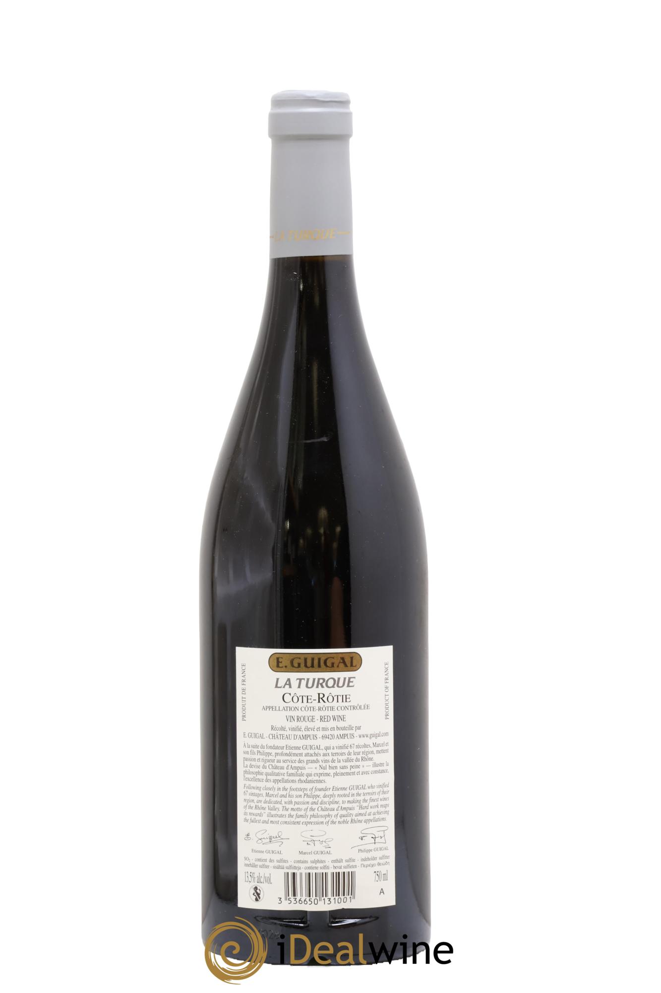 Côte-Rôtie La Turque Guigal 2016 - Lot of 1 bottle - 1