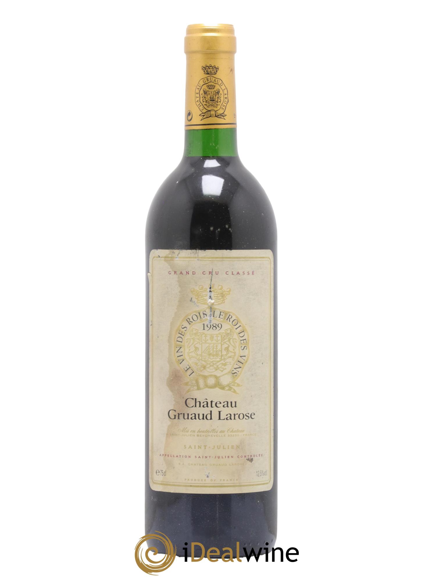Château Gruaud Larose 2ème Grand Cru Classé 1989 - Lot de 1 bouteille - 0