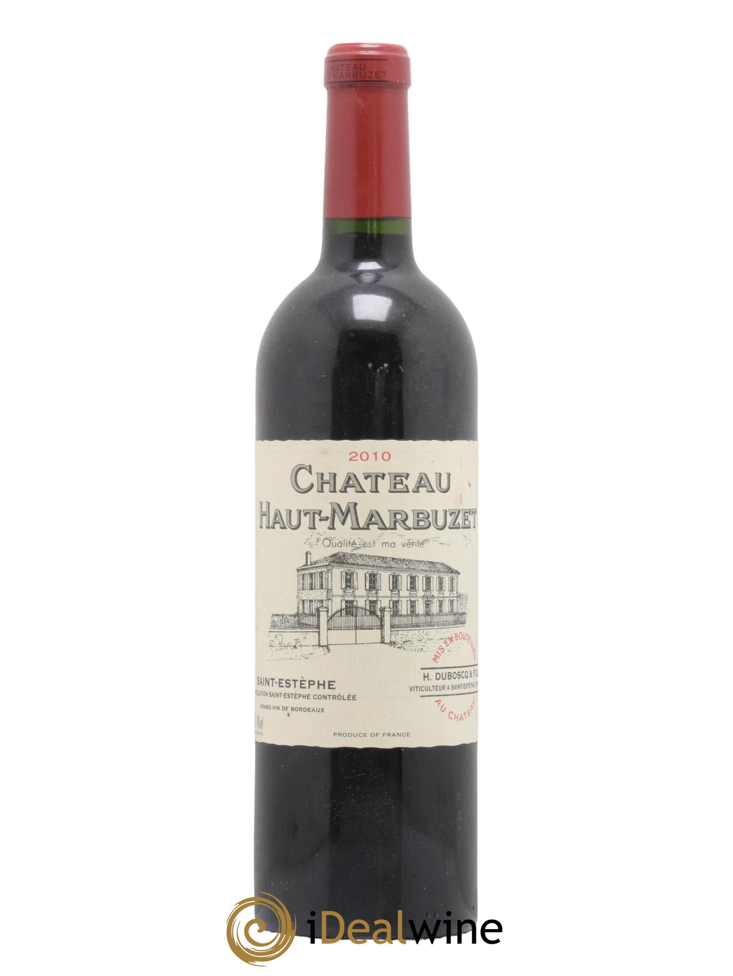 Château Haut Marbuzet 2010 - Lot de 1 bouteille - 0