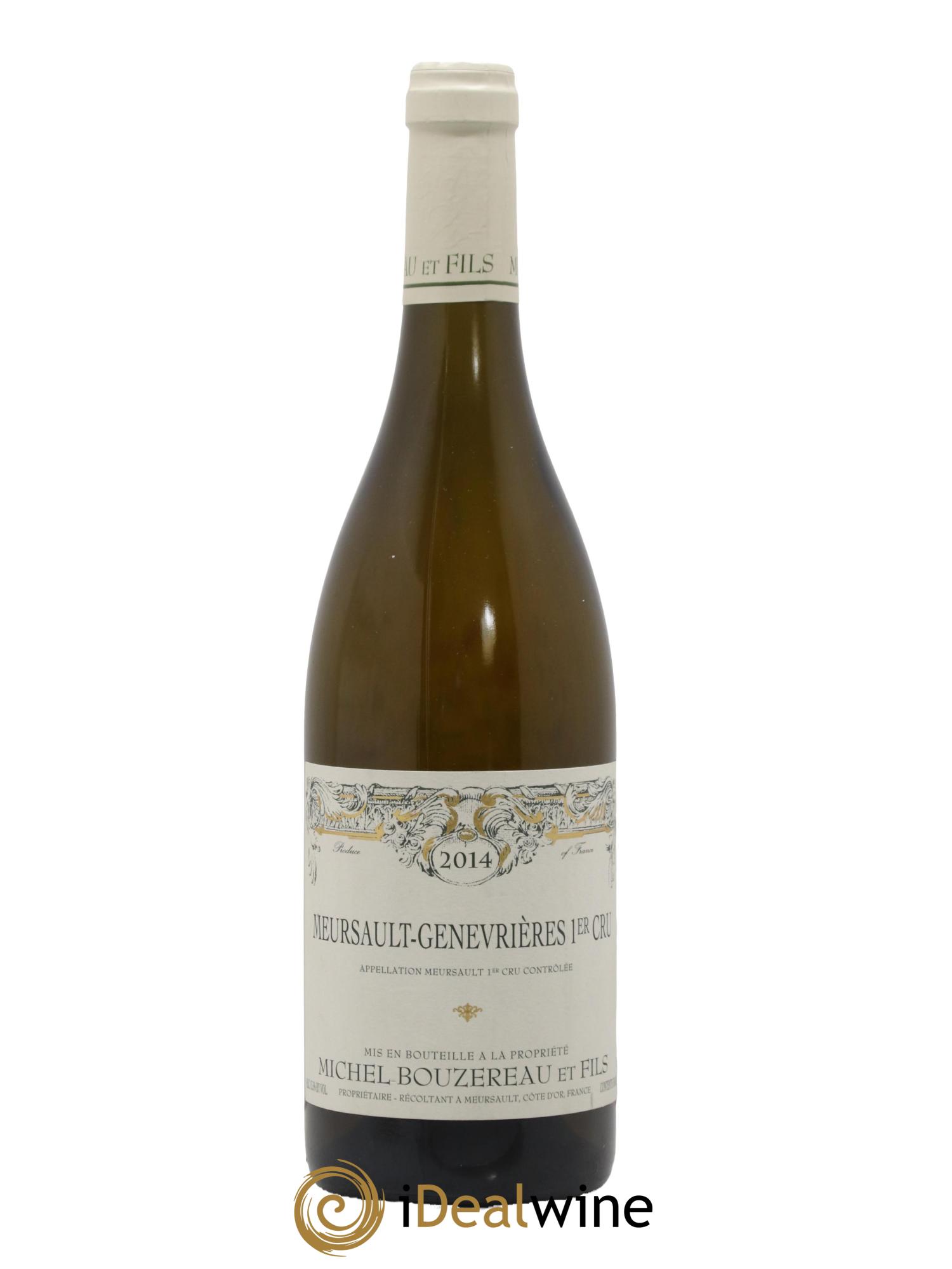 Meursault 1er Cru Les Genevrières Michel Bouzereau et Fils (Domaine) 2014 - Lot de 1 bouteille - 0