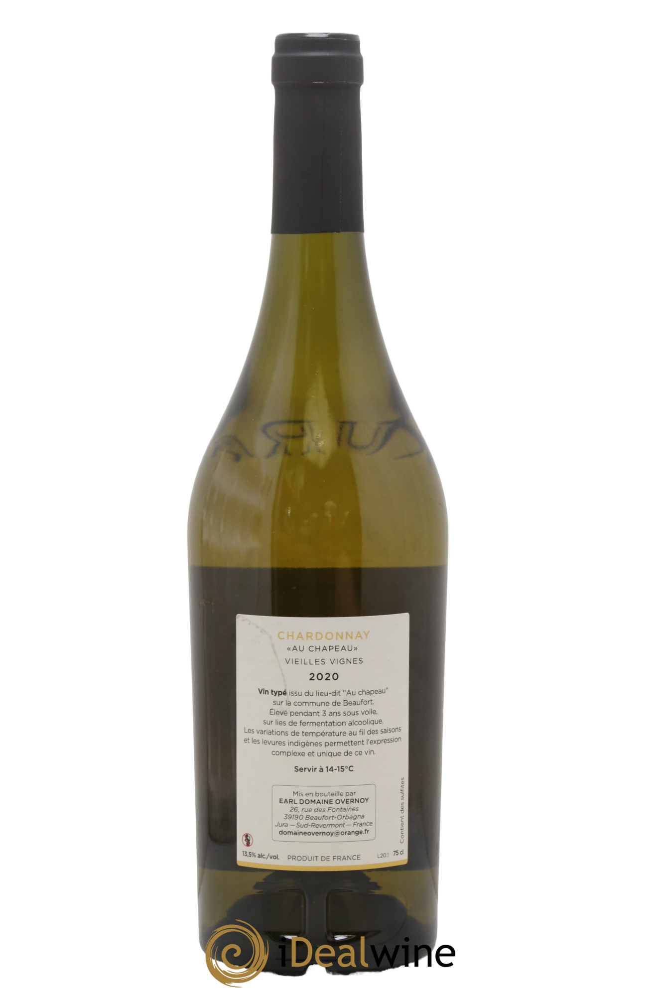 Côtes du Jura Chardonnay Cuvée Vieilles Vignes Guillaume Overnoy Au Chapeau 2020 - Posten von 1 Flasche - 1