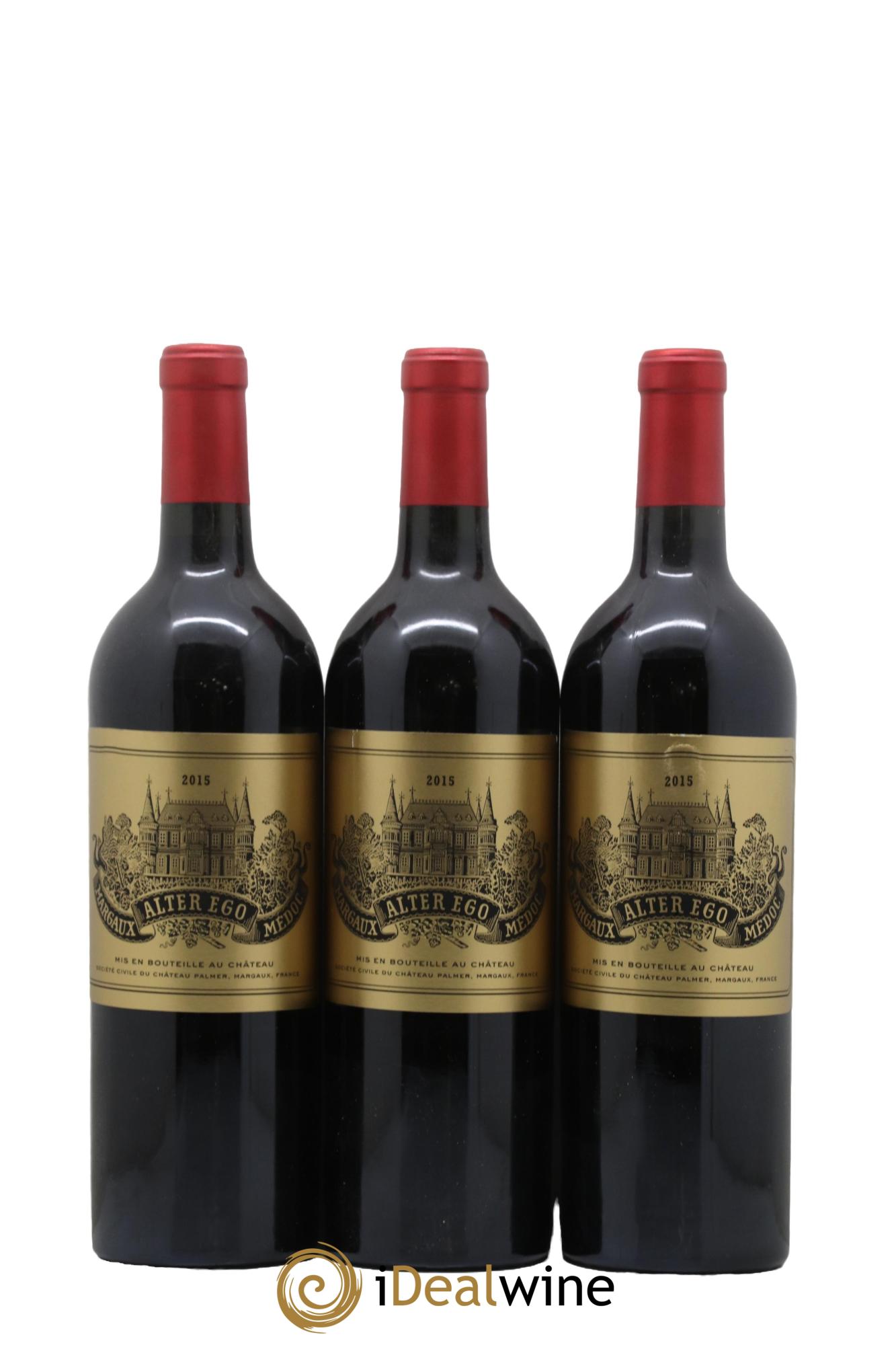 Alter Ego de Palmer Second Vin 2015 - Lot of 3 bottles - 0
