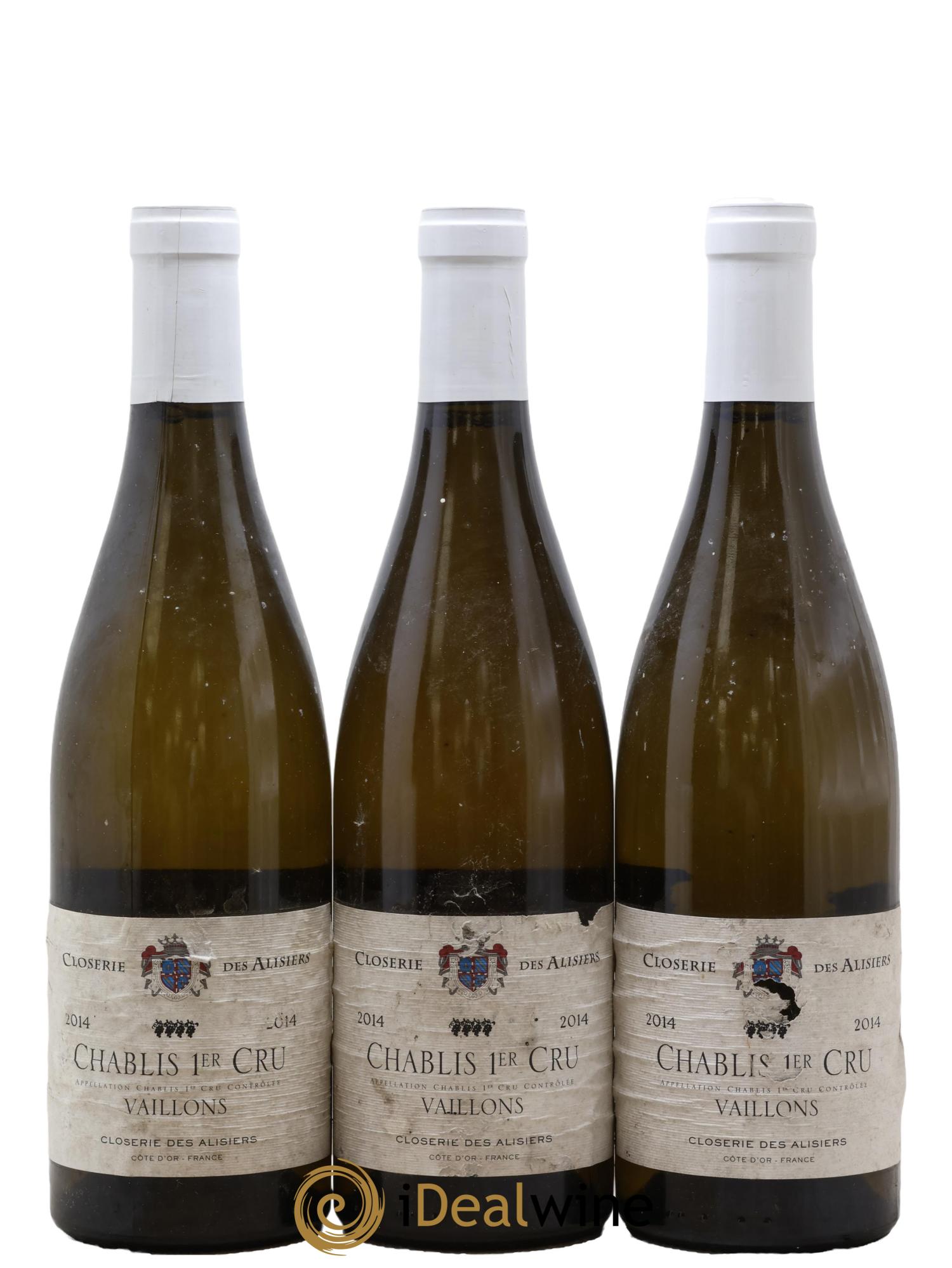 Chablis 1er Cru Vaillons Closerie Des Alisiers 2014 - Lot de 3 bouteilles - 0
