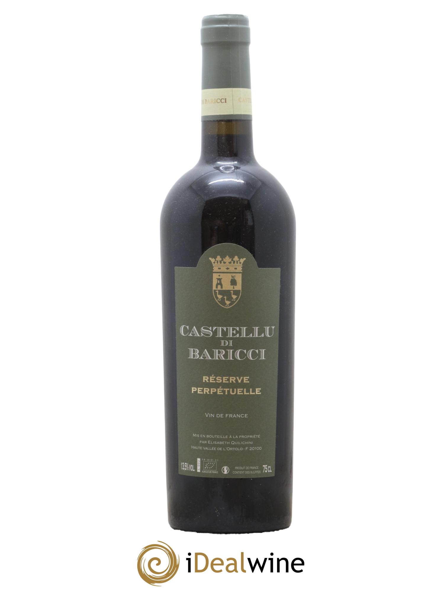 Vin de Corse Reserve Perpetuelle Castellu Di Barricci - Lotto di 1 bottiglia - 0