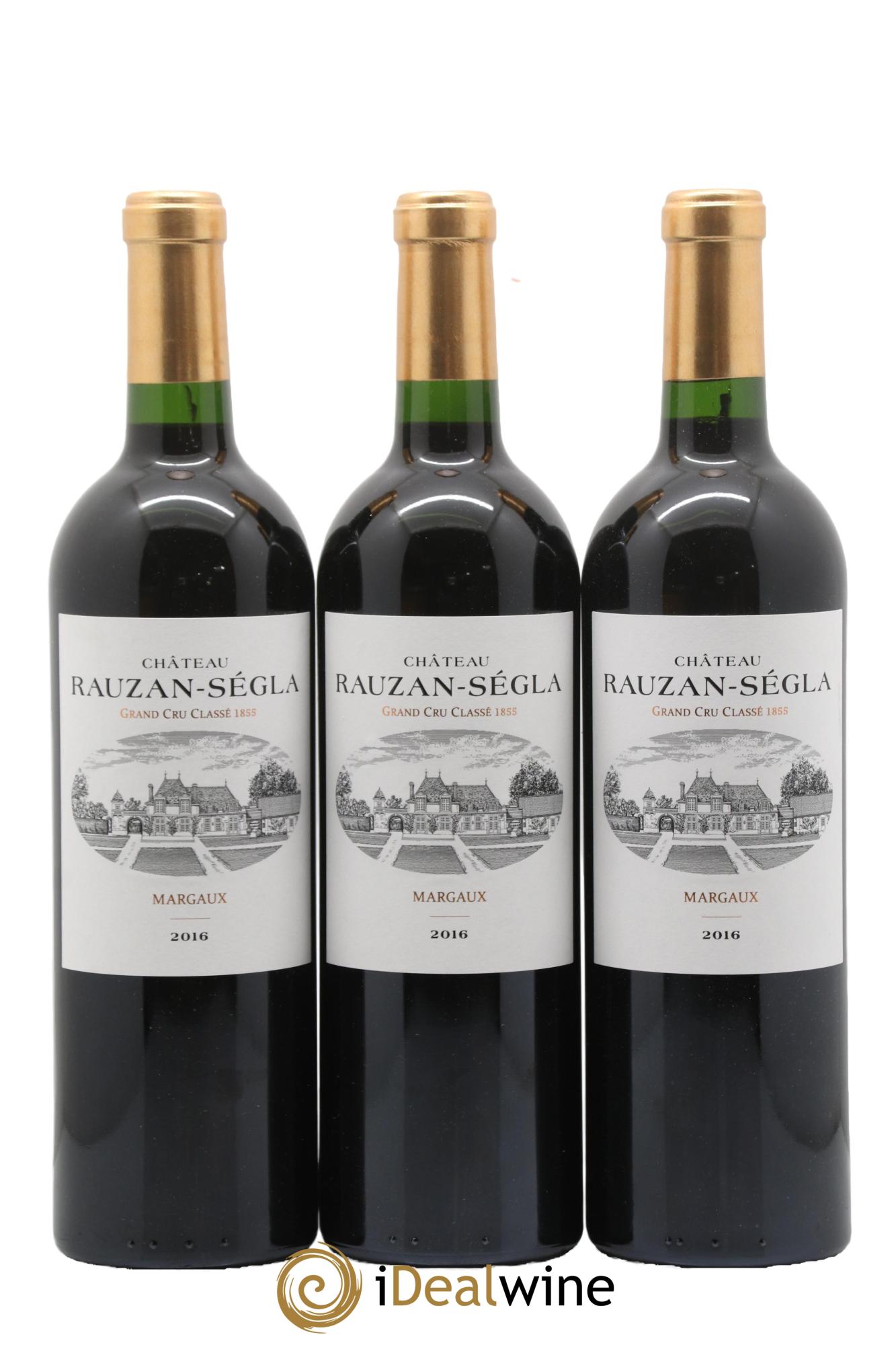 Château Rauzan Ségla Grand Cru Classé 2016 - Lot de 3 bouteilles - 0