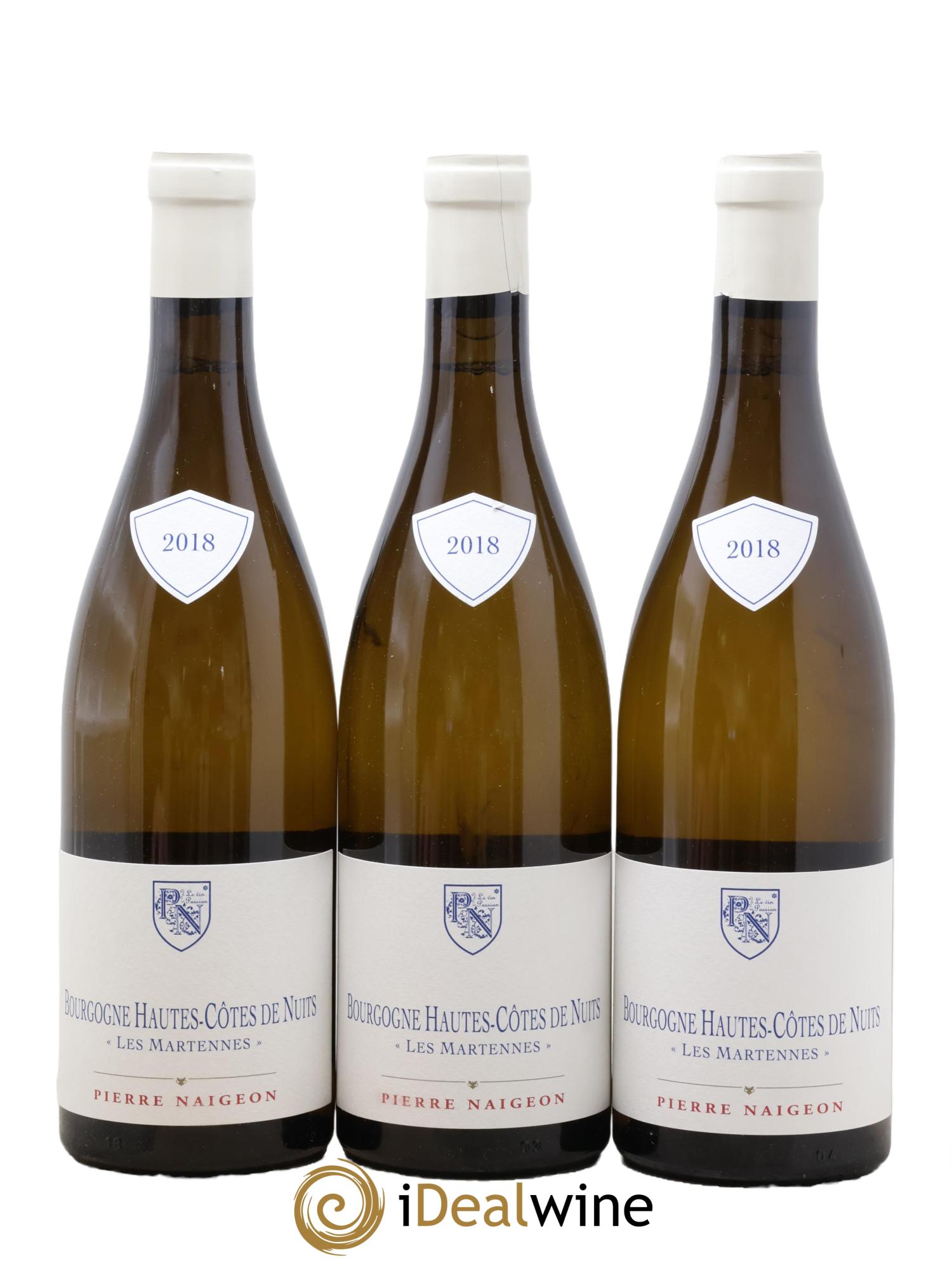 Hautes-Côtes de Nuits Les Martennes Domaine Naigeon 2018 - Posten von 3 Flaschen - 0