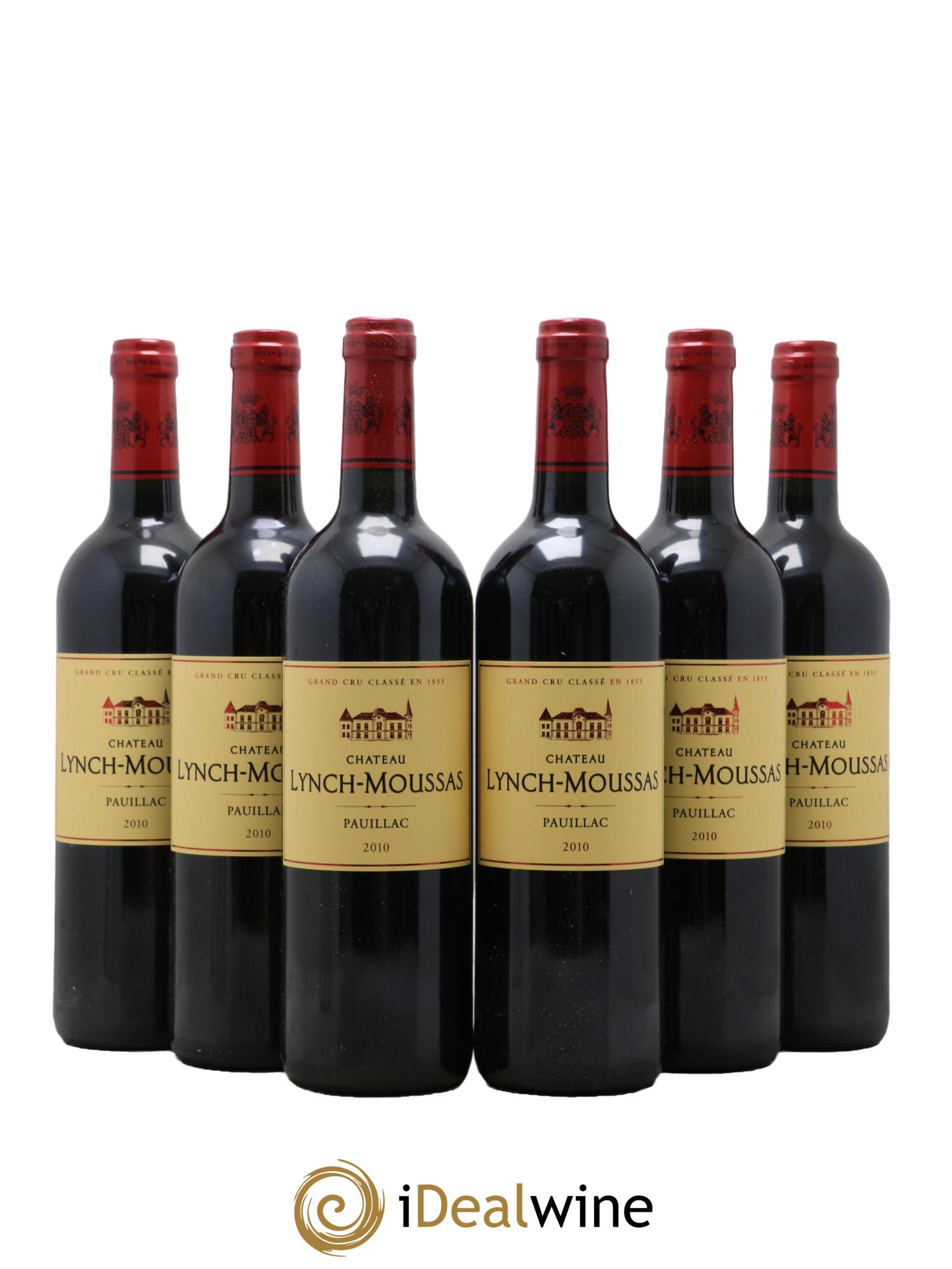 Château Lynch Moussas 5ème Grand Cru Classé 2010 - Lot of 6 bottles - 0