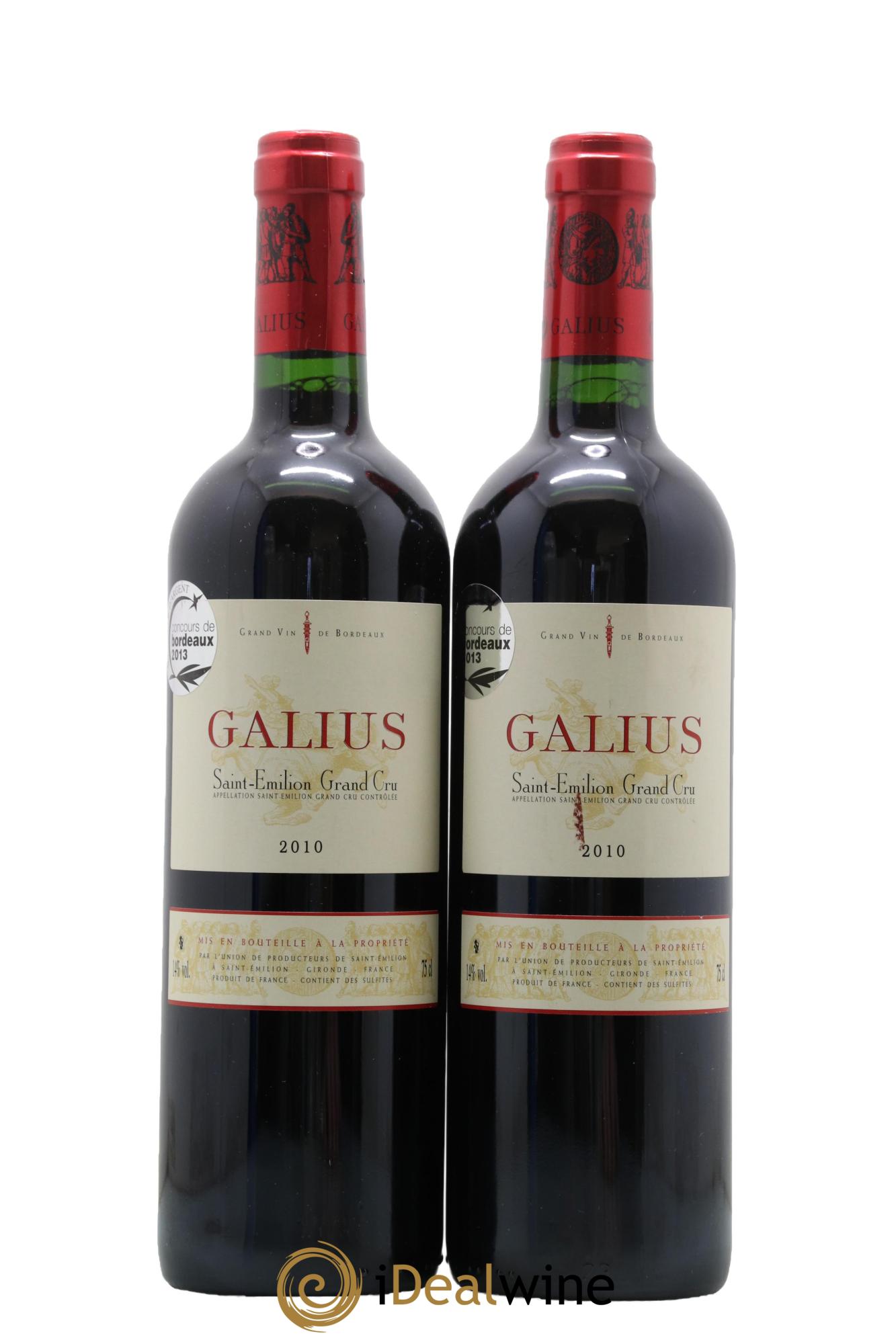 Château Galius 2010 - Posten von 2 Flaschen - 0