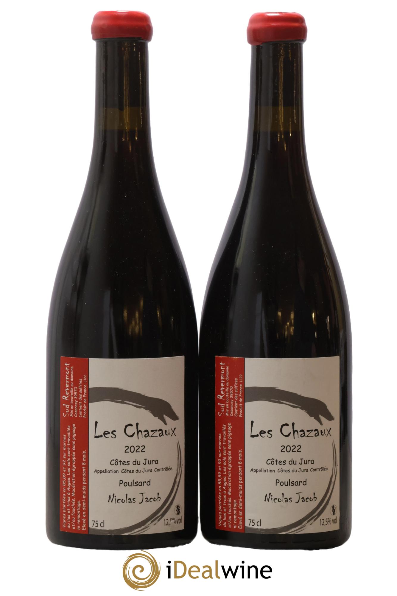 Côtes du Jura Poulsard Les Chazaux Nicolas Jacob 2022 - Lot de 2 bouteilles - 0