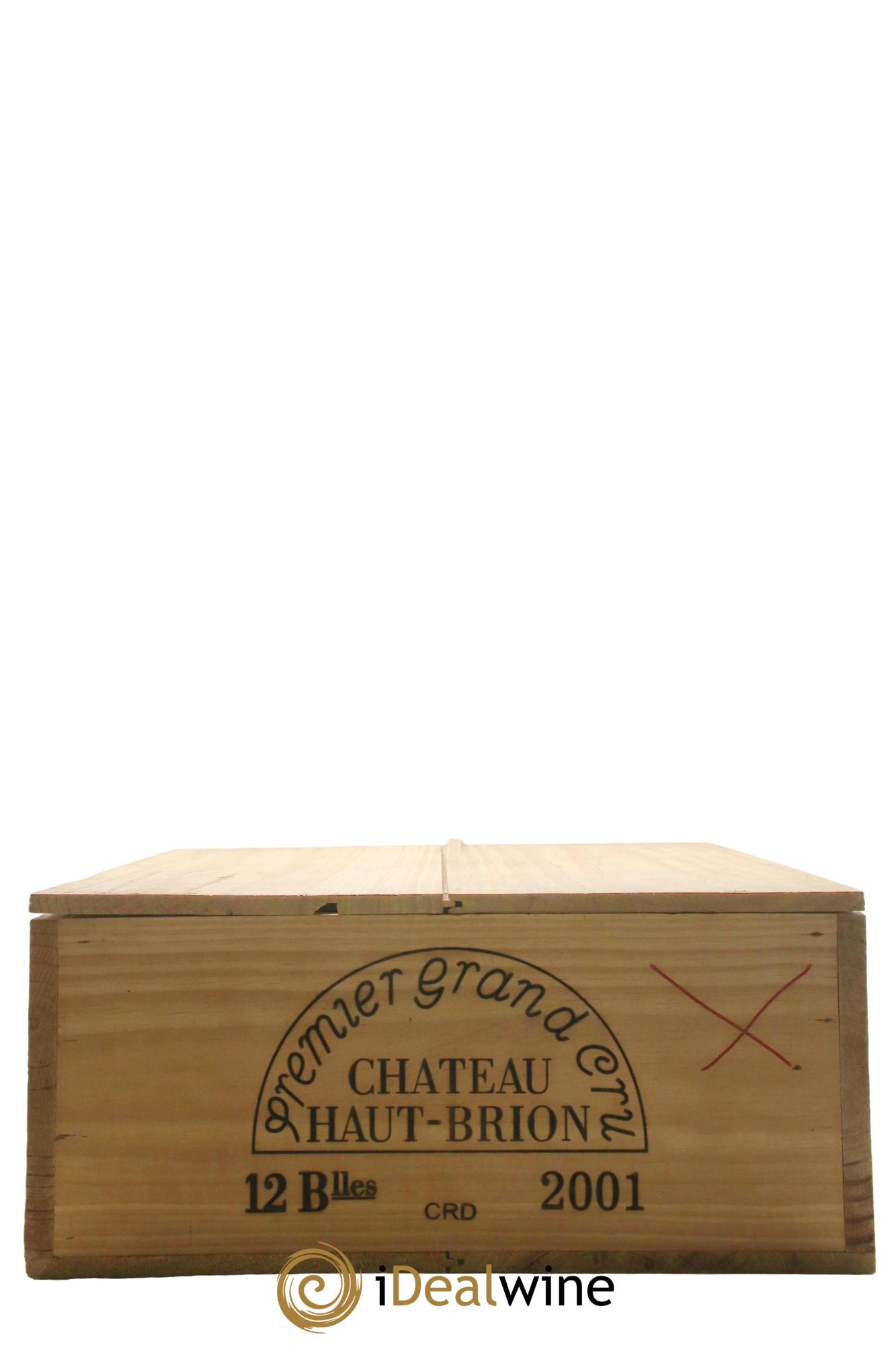 Château Haut Brion 1er Grand Cru Classé 2001 - Lot de 12 bouteilles - 6