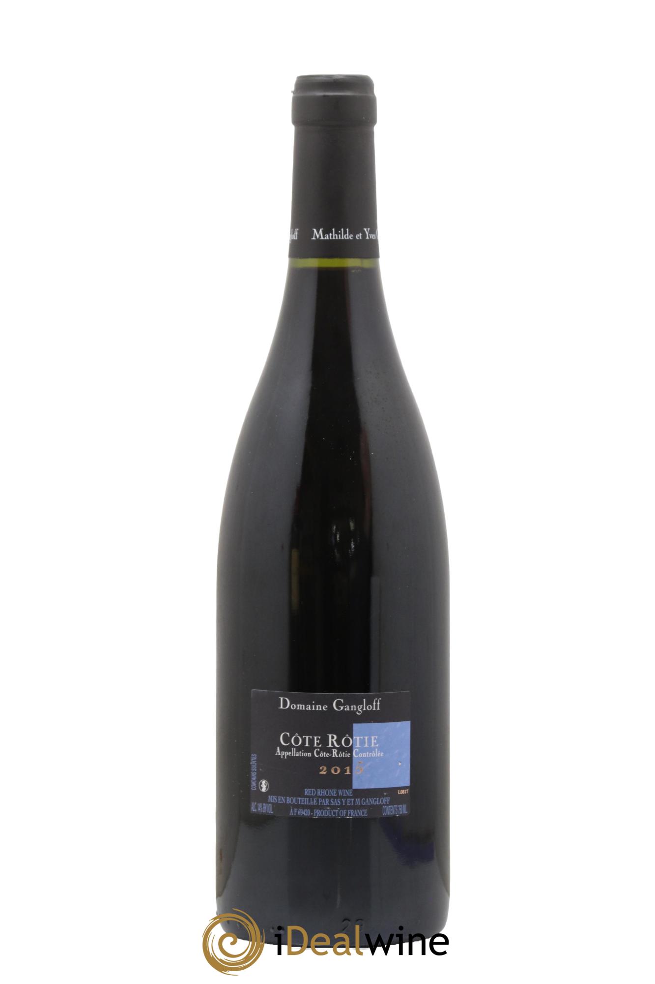 Côte-Rôtie La Barbarine Gangloff (Domaine) 2015 - Lot of 1 bottle - 1