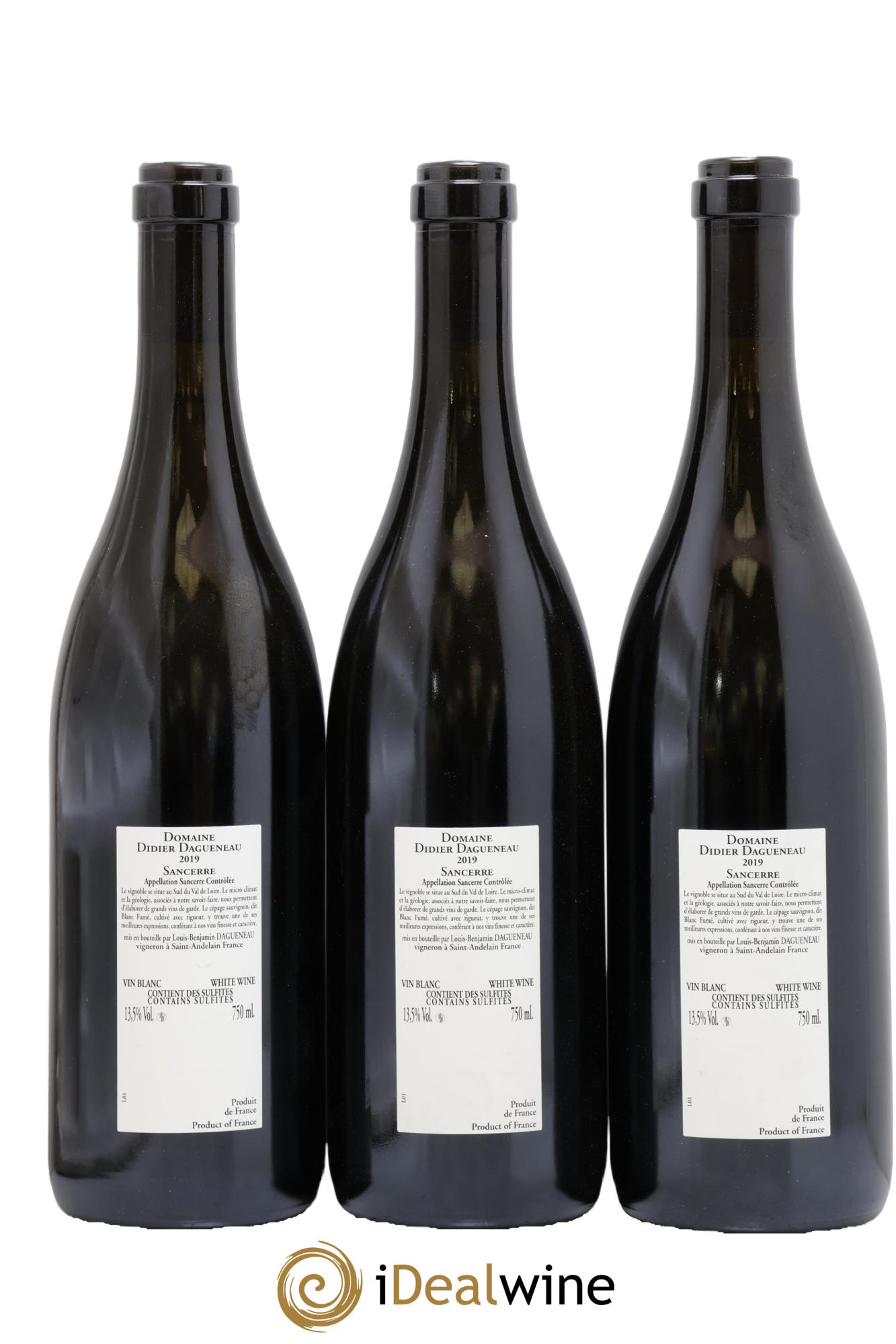 Sancerre En Chailloux Dagueneau 2019 - Lot de 3 bouteilles - 1
