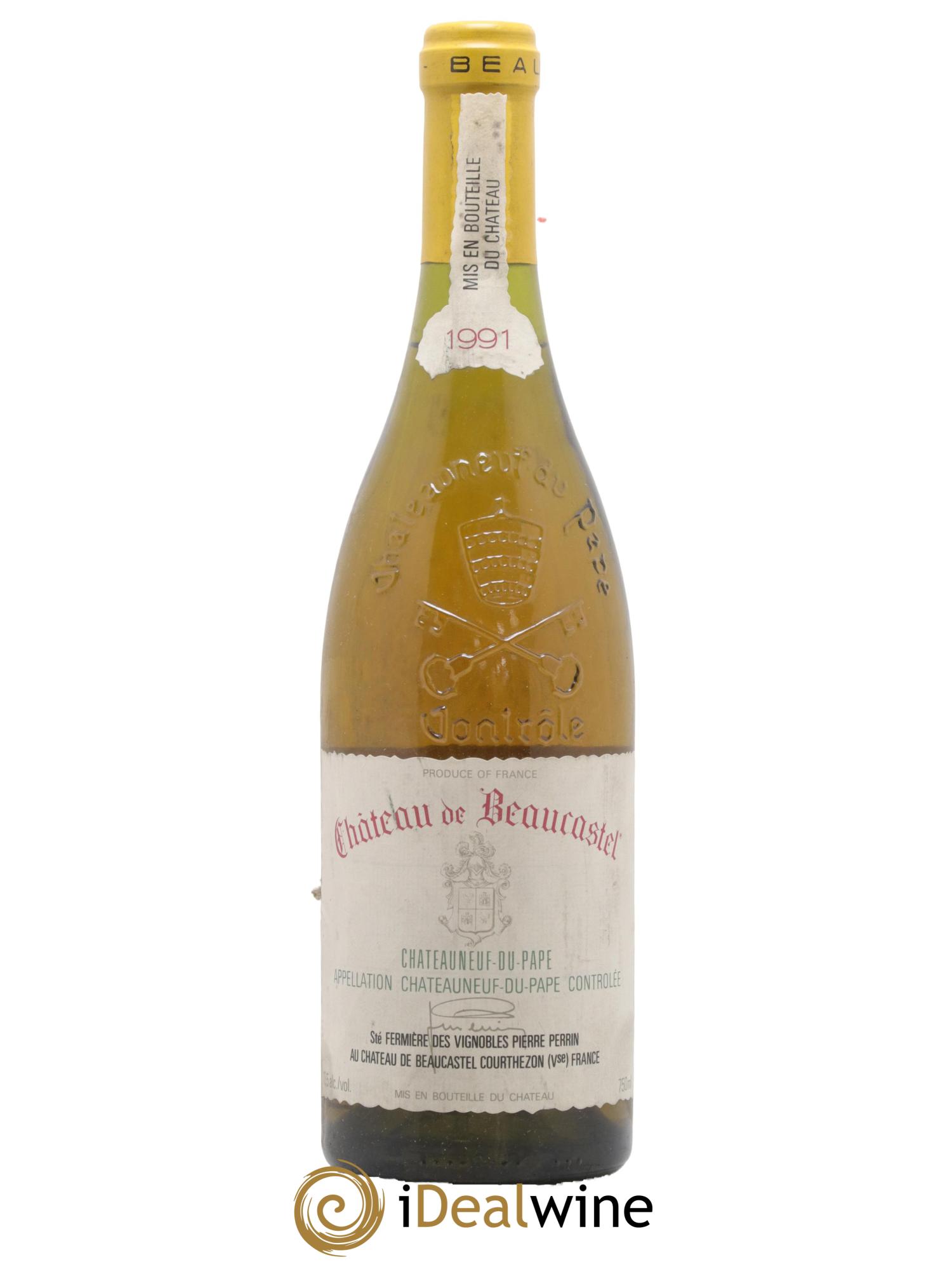 Châteauneuf-du-Pape Château de Beaucastel Famille Perrin 1991 - Lot de 1 bouteille - 0