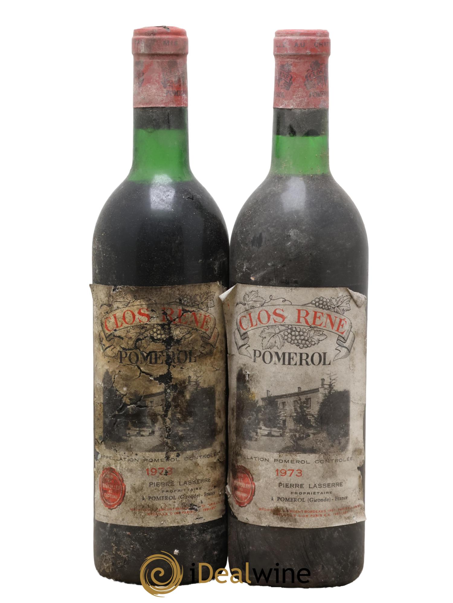 Clos René 1973 - Lot de 2 bouteilles - 0