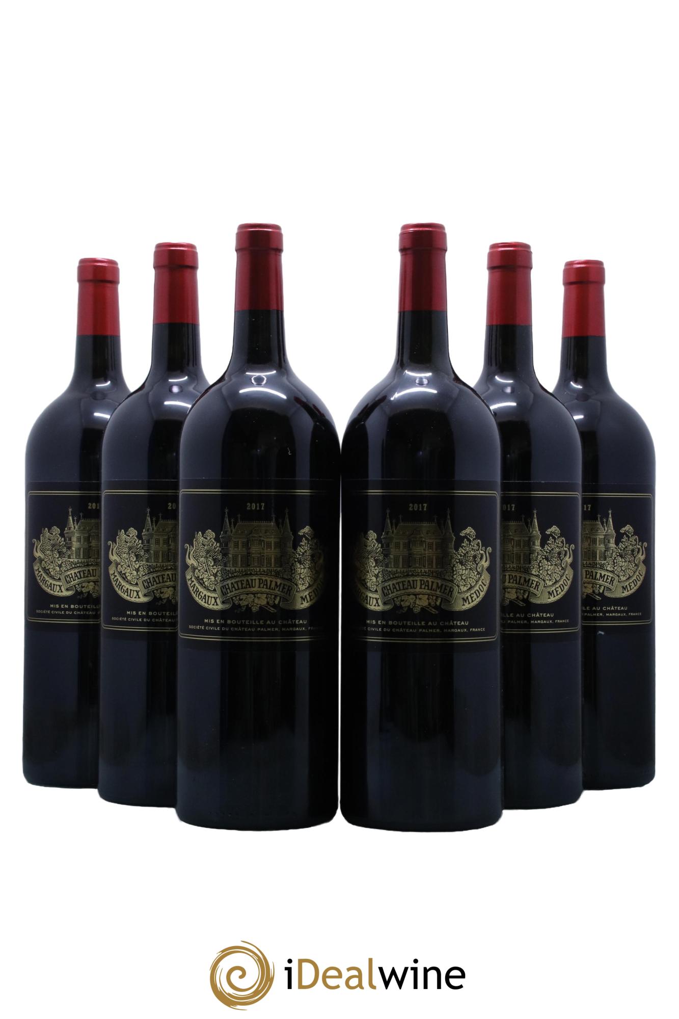 Château Palmer 3ème Grand Cru Classé 2017 - Lot of 6 magnums - 0