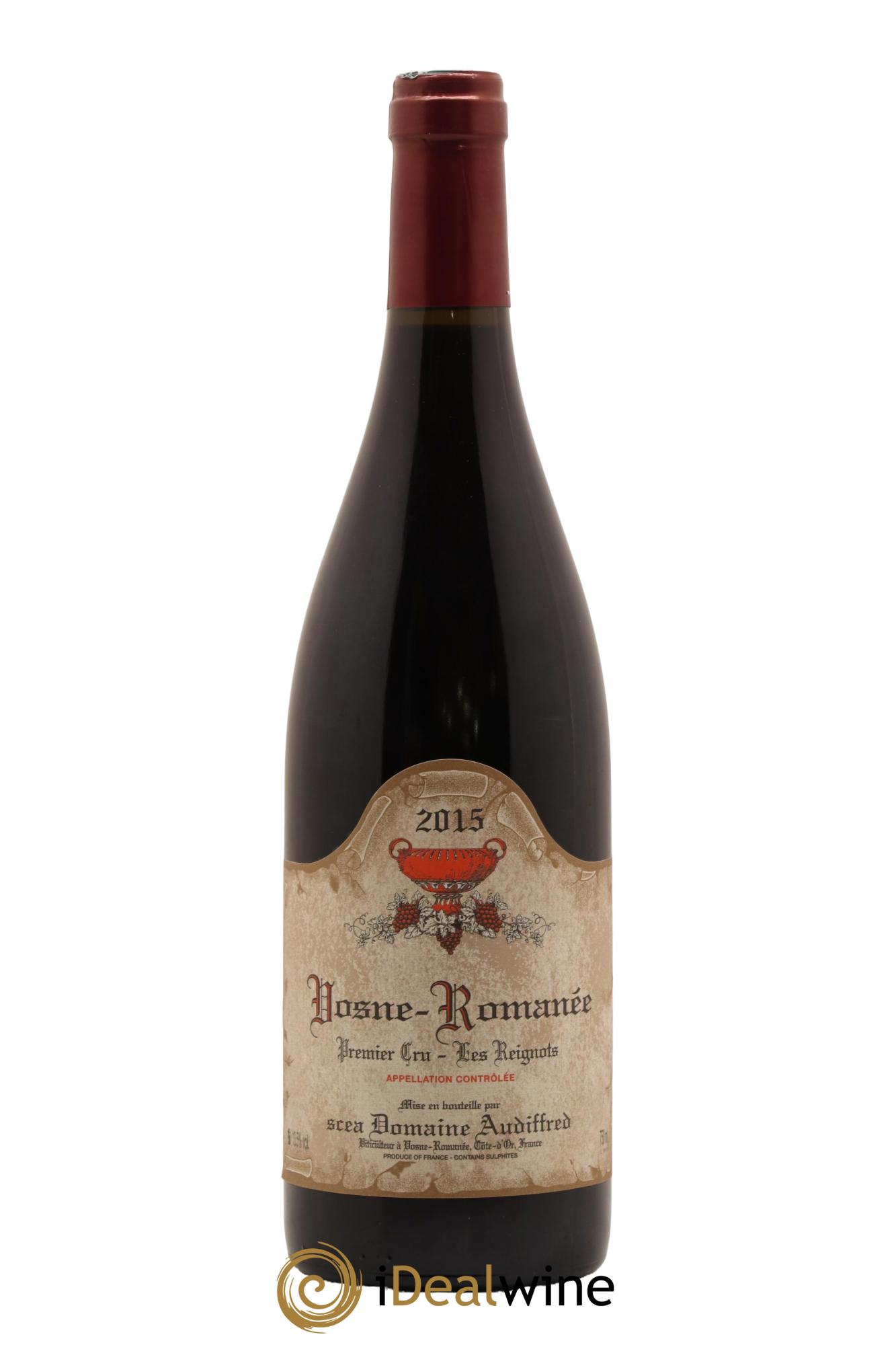 Vosne-Romanée 1er Cru Les Reignots Audiffred 2015 - Lot de 1 bouteille - 0
