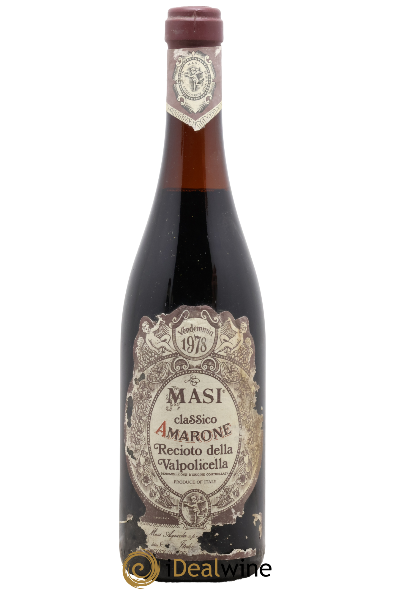 Amarone della Valpolicella Classico DOCG Costasera MASI (Boscaini Family) 1978 - Lot de 1 bouteille - 0