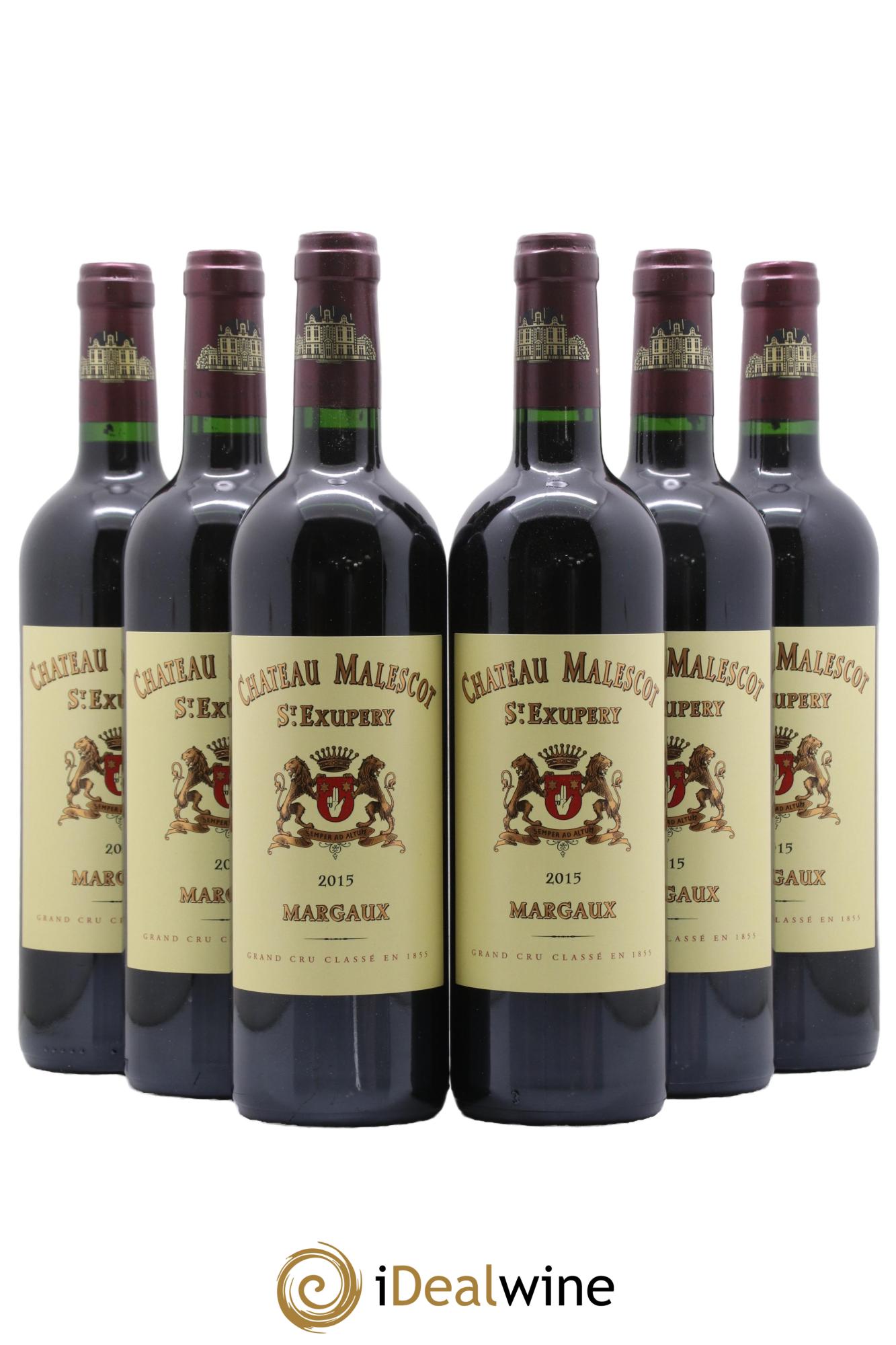 Château Malescot Saint-Exupéry 3ème Grand Cru Classé 2015 - Lot de 6 bouteilles - 0