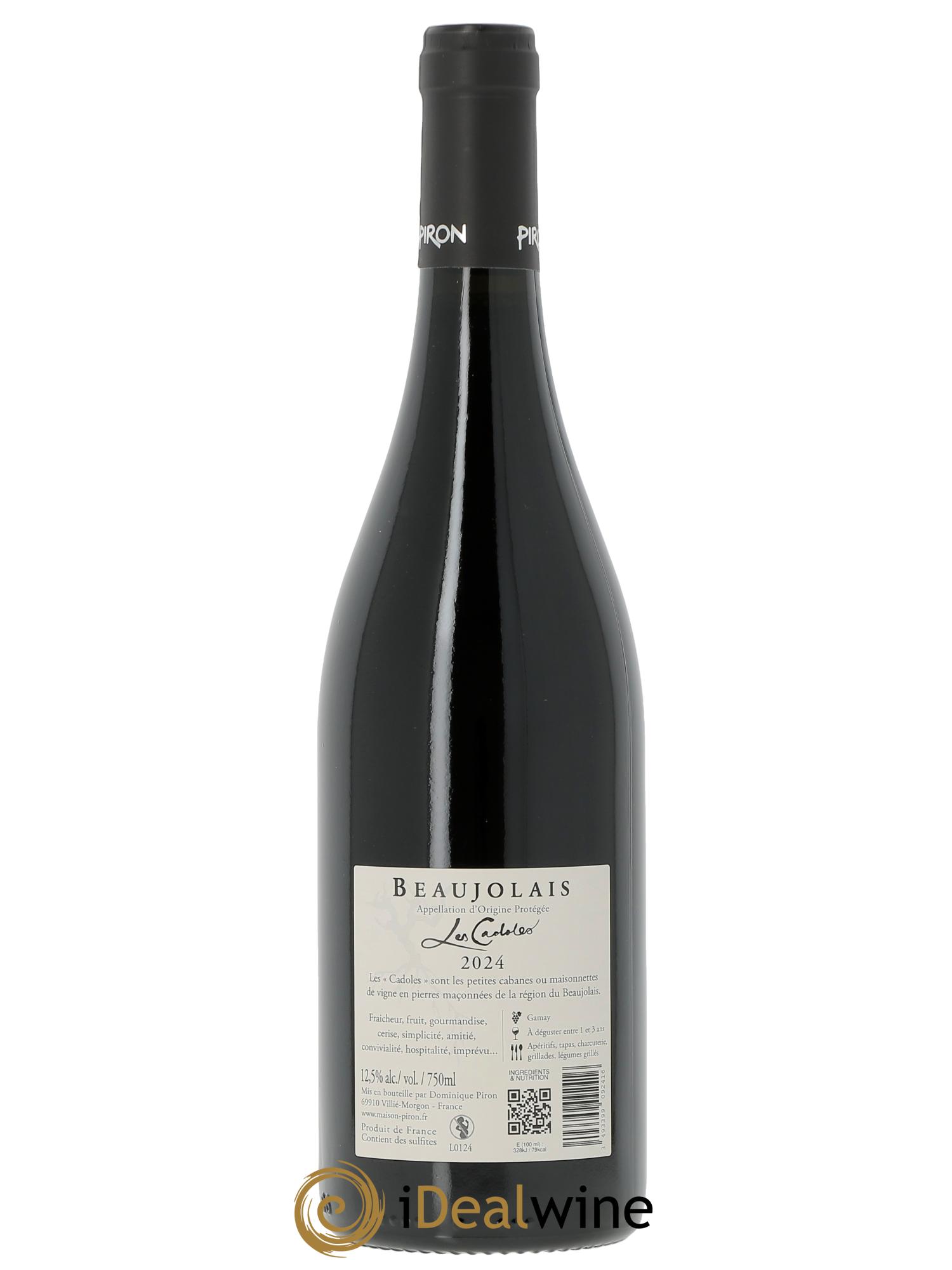 Beaujolais Les Cadoles Dominique Piron (Domaine)  2024 - Lotto di 1 bottiglia - 1