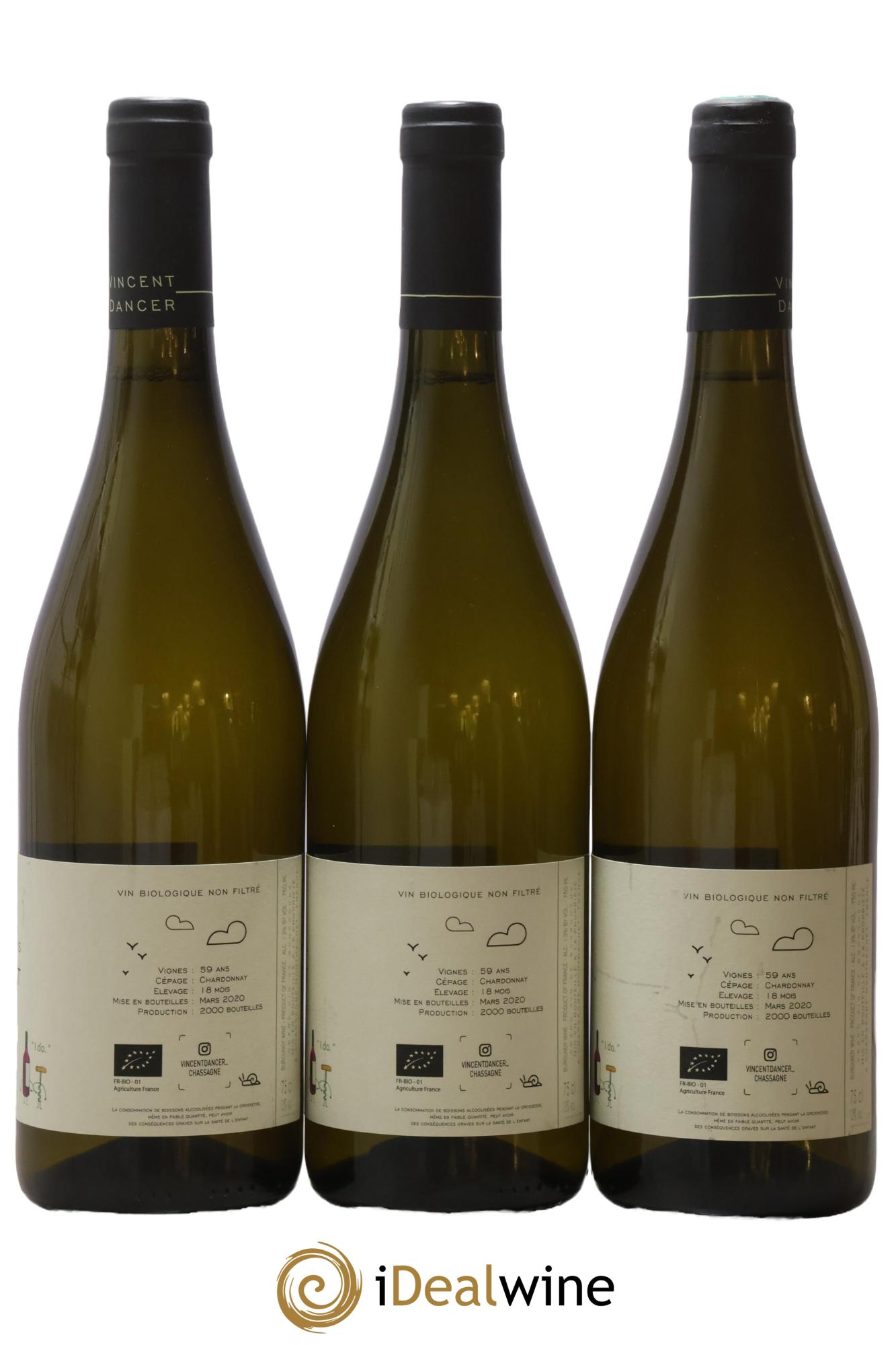 Meursault Les Grands Charrons Vincent Dancer 2018 - Lotto di 3 bottiglie - 1