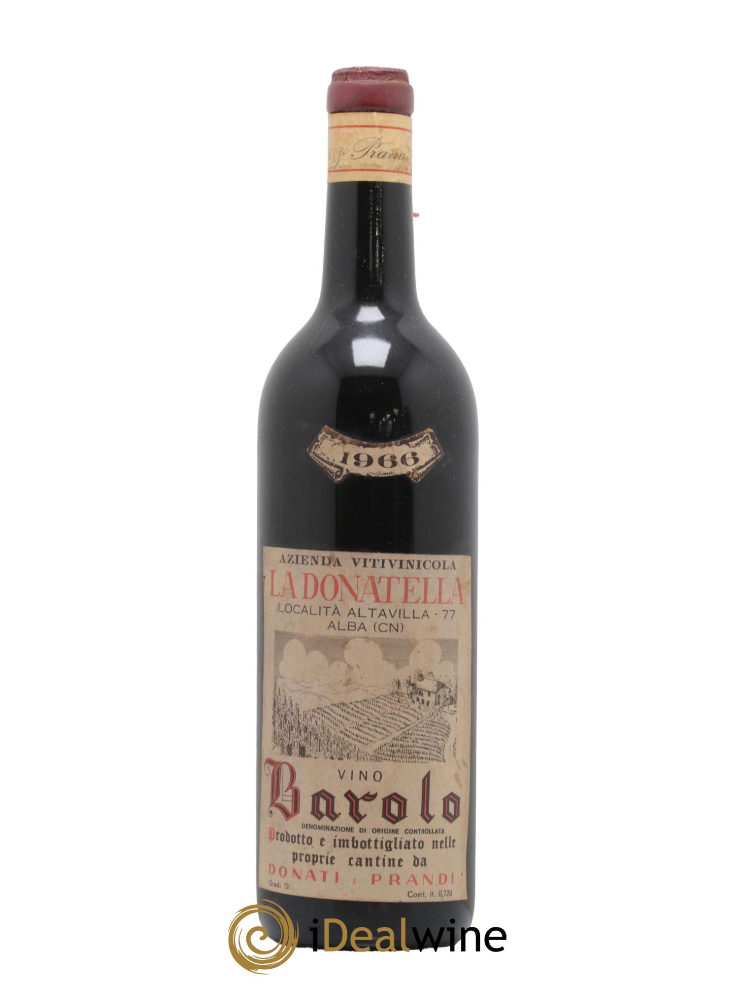 Barolo La Donatella 1966 - Lot de 1 bouteille - 0