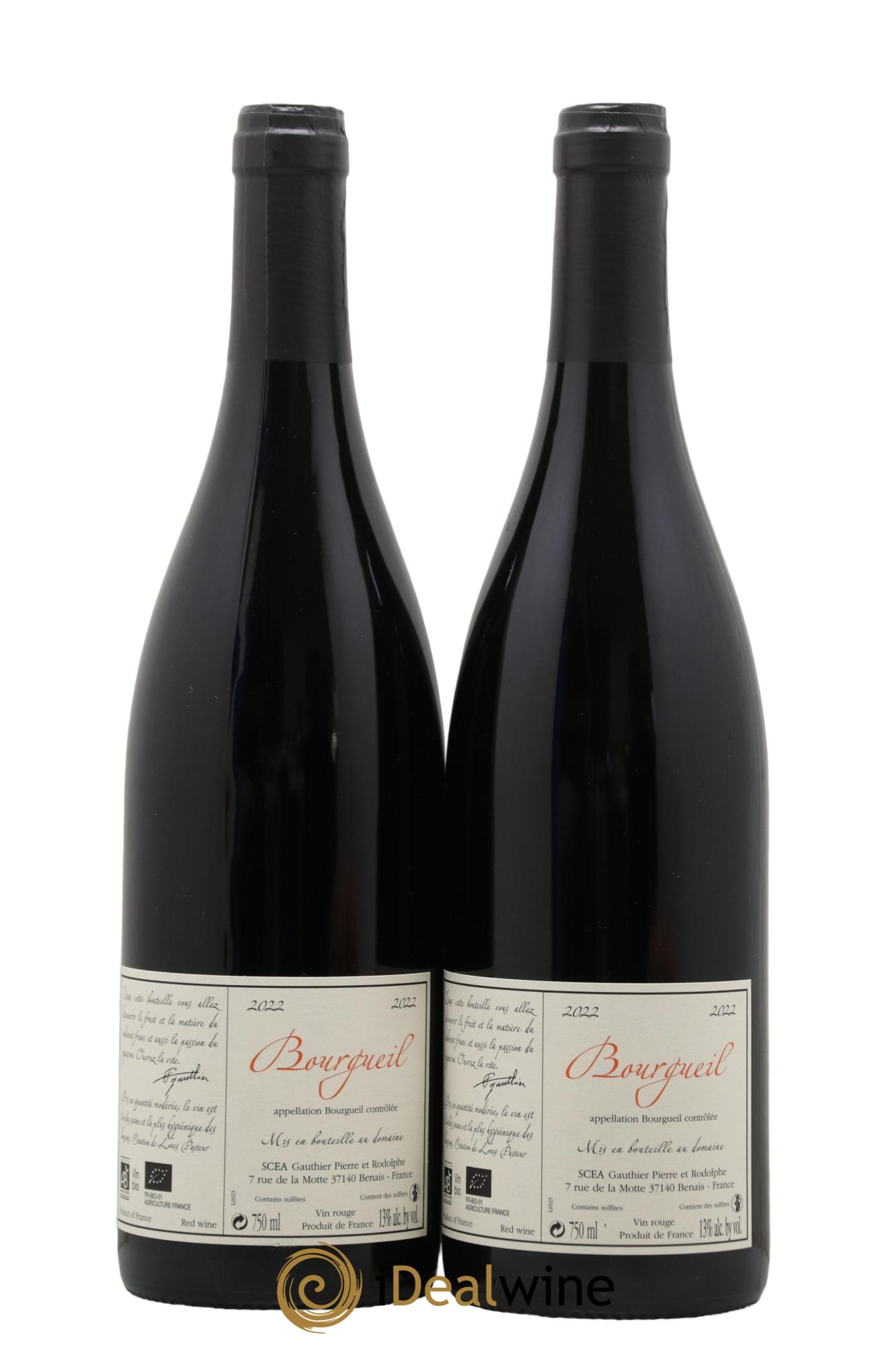 Bourgueil Jour de Soif Domaine du Bel Air 2022 - Lot de 2 bouteilles - 1