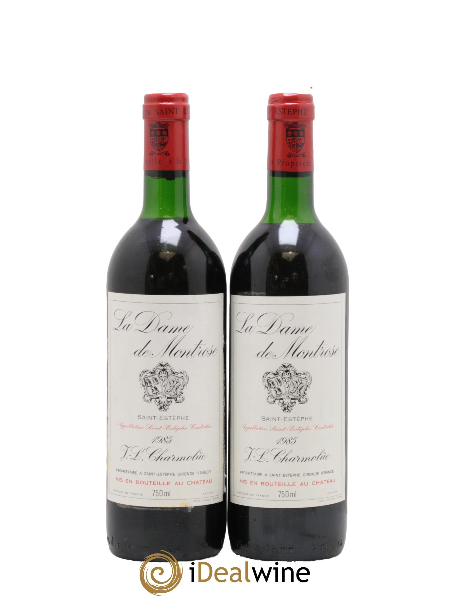 La Dame de Montrose Second Vin 1985 - Lot de 2 bouteilles - 0