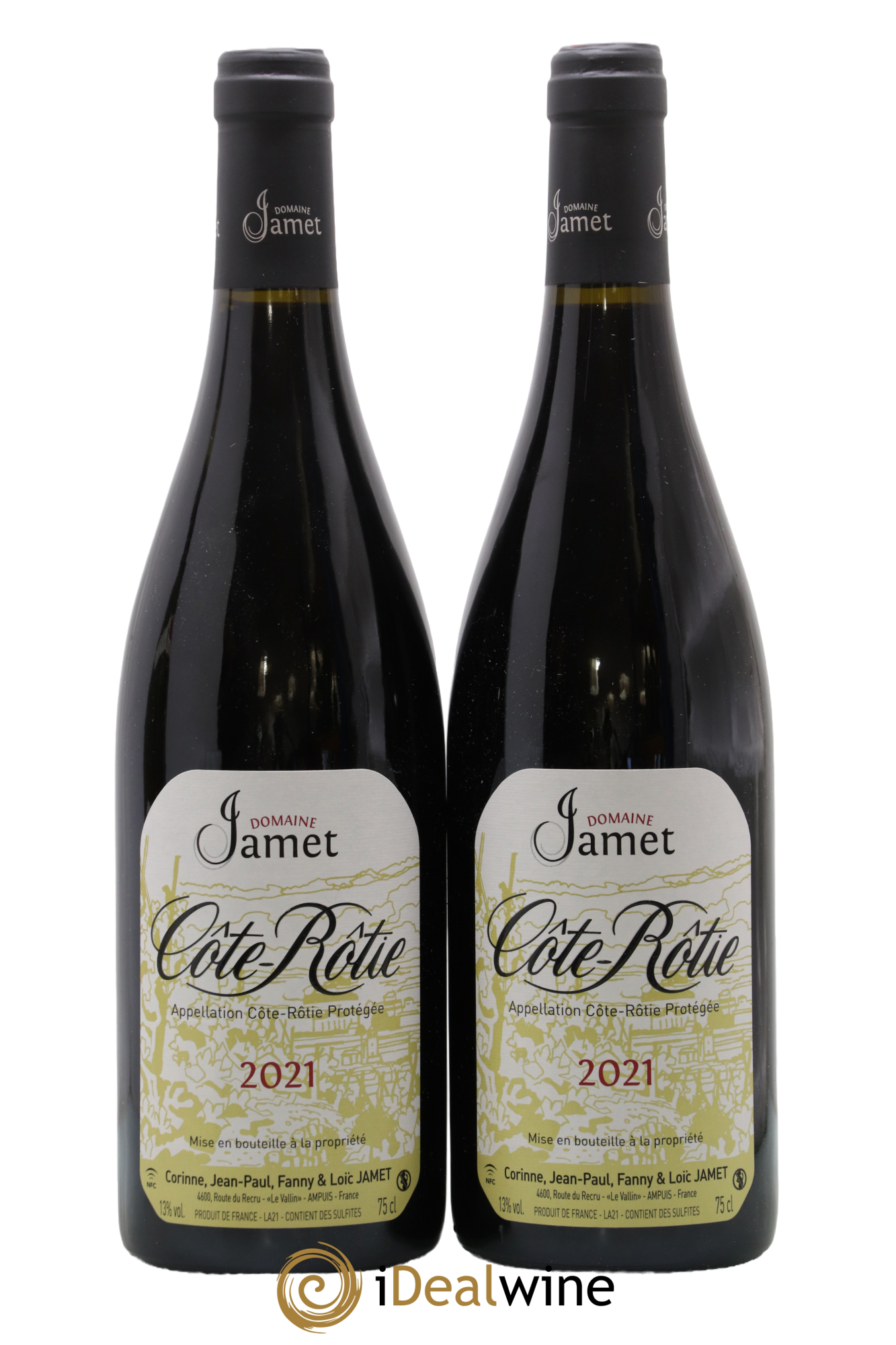 Côte-Rôtie Jamet (Domaine) 2021 - Lot de 2 bouteilles - 0