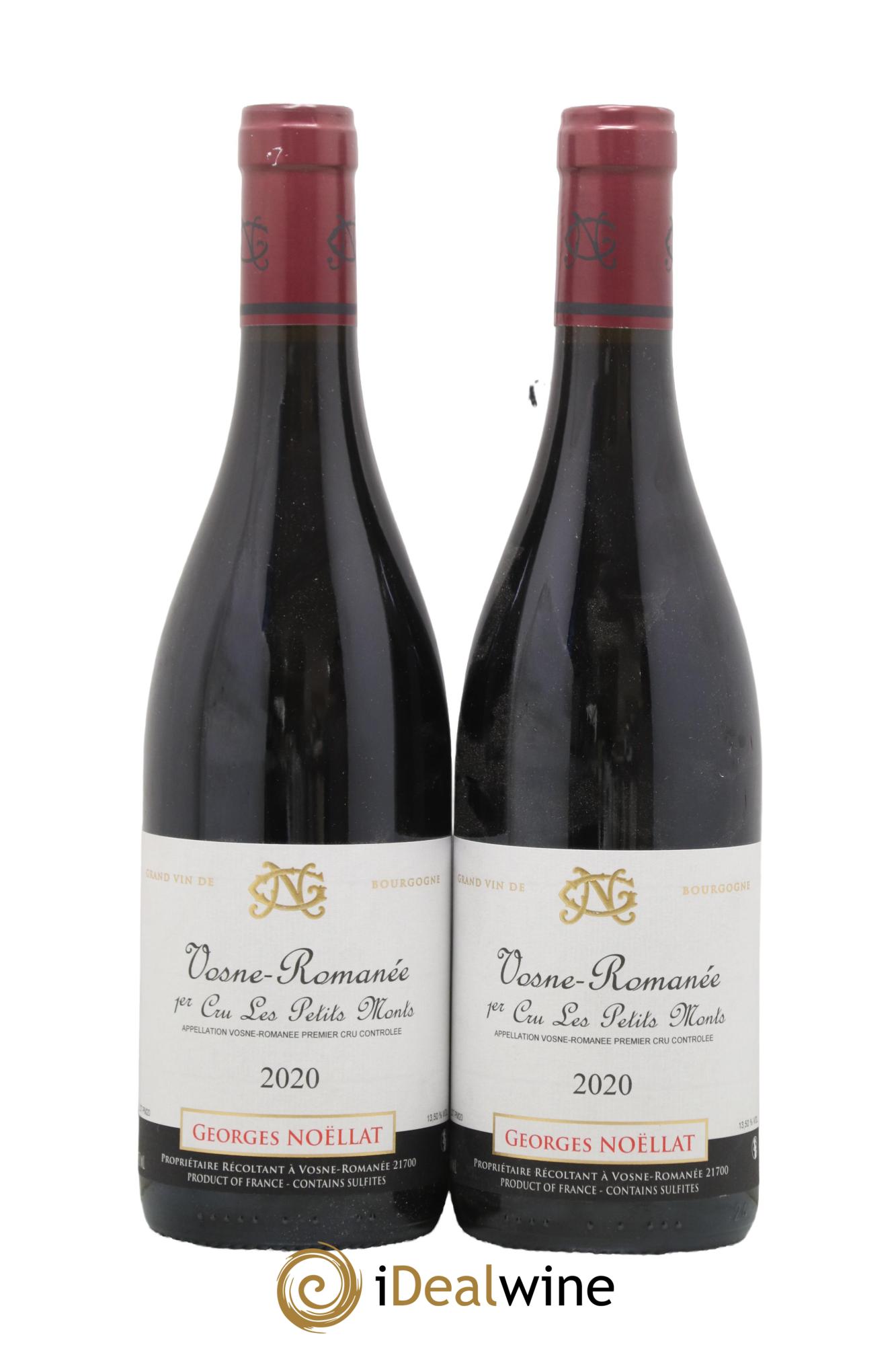 Vosne-Romanée 1er Cru Les Petits Monts Georges Noëllat (Domaine) 2020 - Lot of 2 bottles - 0