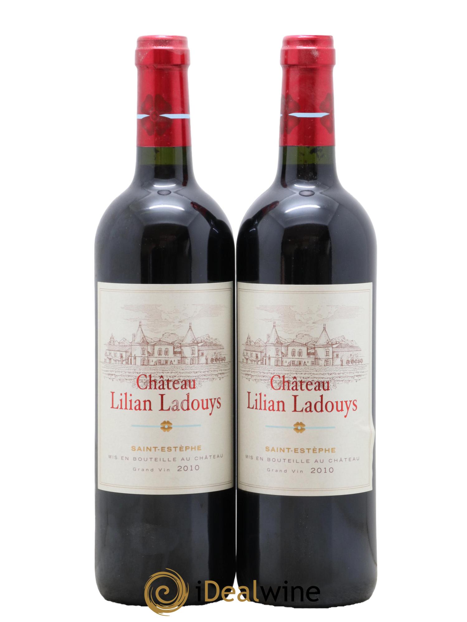 Château Lilian Ladouys Cru Bourgeois 2010 - Lot de 2 bouteilles - 0