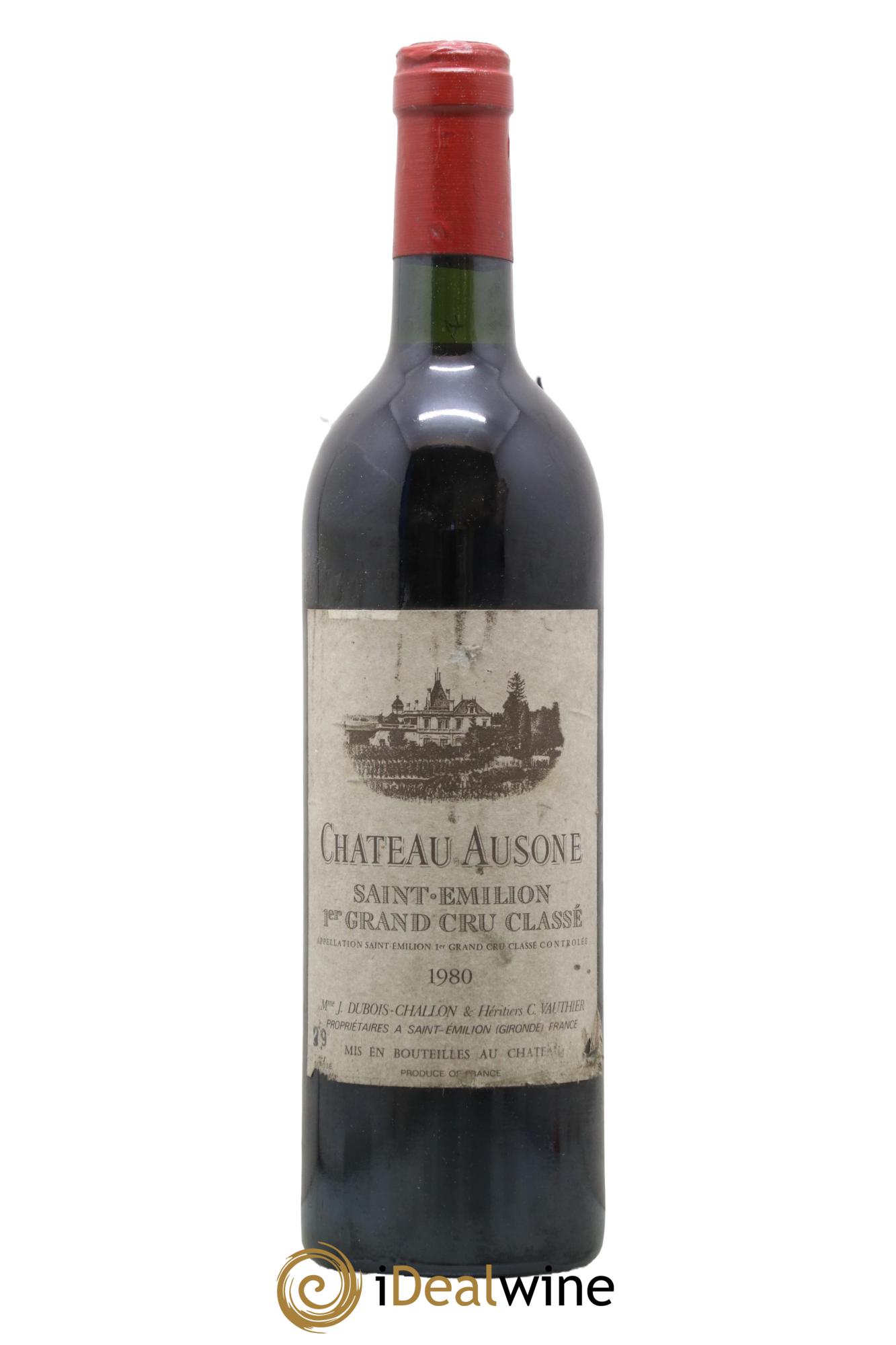 Château Ausone 1er Grand Cru Classé A 1980 - Lot de 1 bouteille - 0
