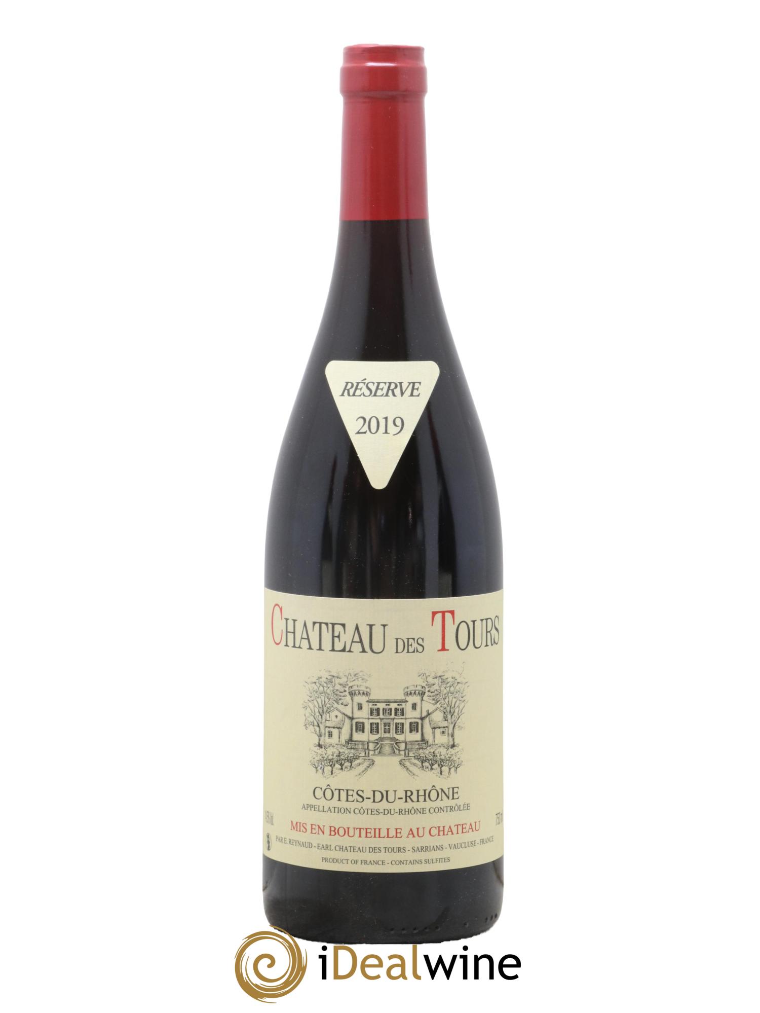 Côtes-du-Rhône Château des Tours Emmanuel Reynaud 2019 - Lot de 1 bouteille - 0