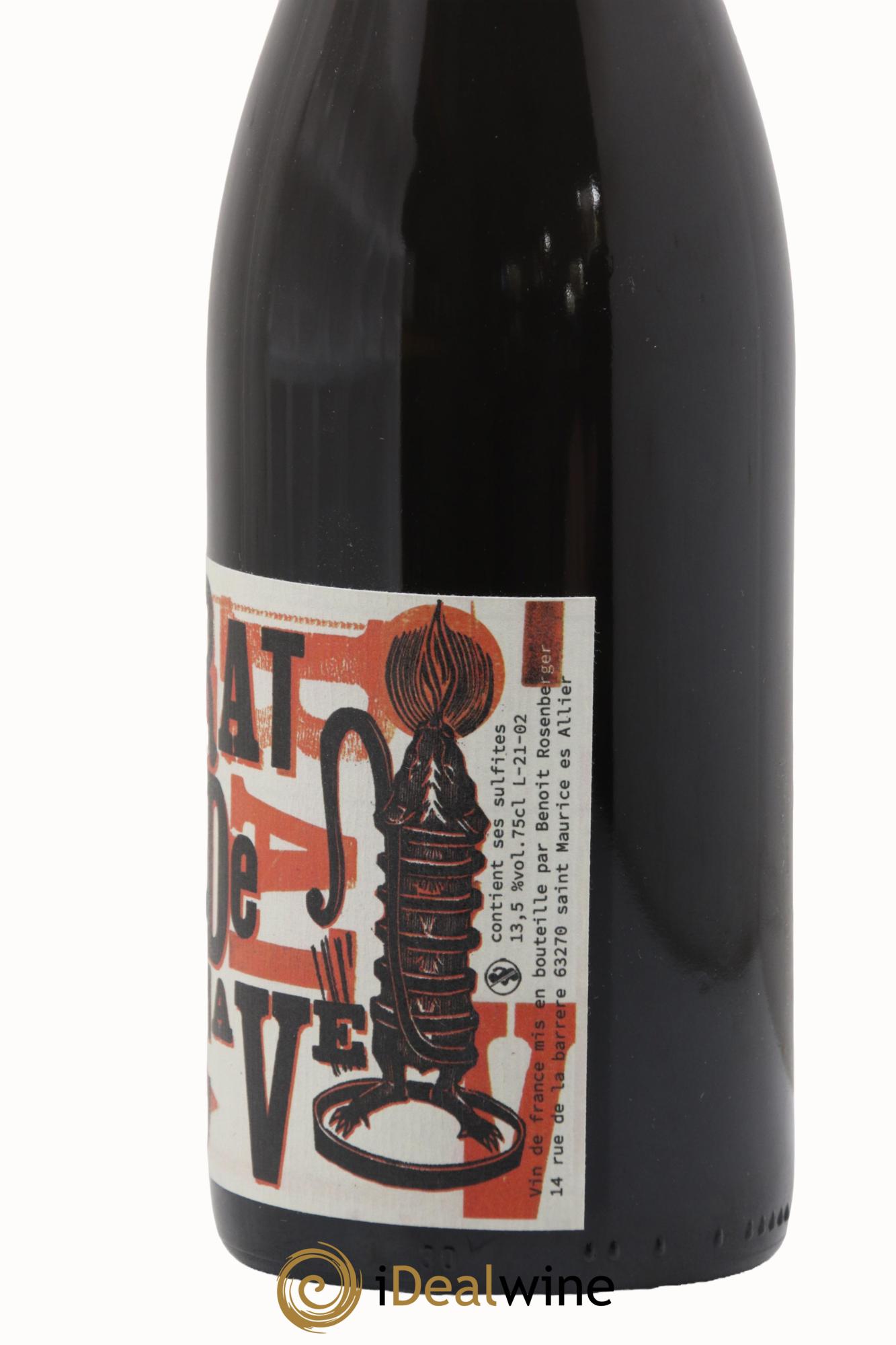 Vin de France Rat de Cave Benoit Rosenberger 2021 - Lotto di 1 bottiglia - 1