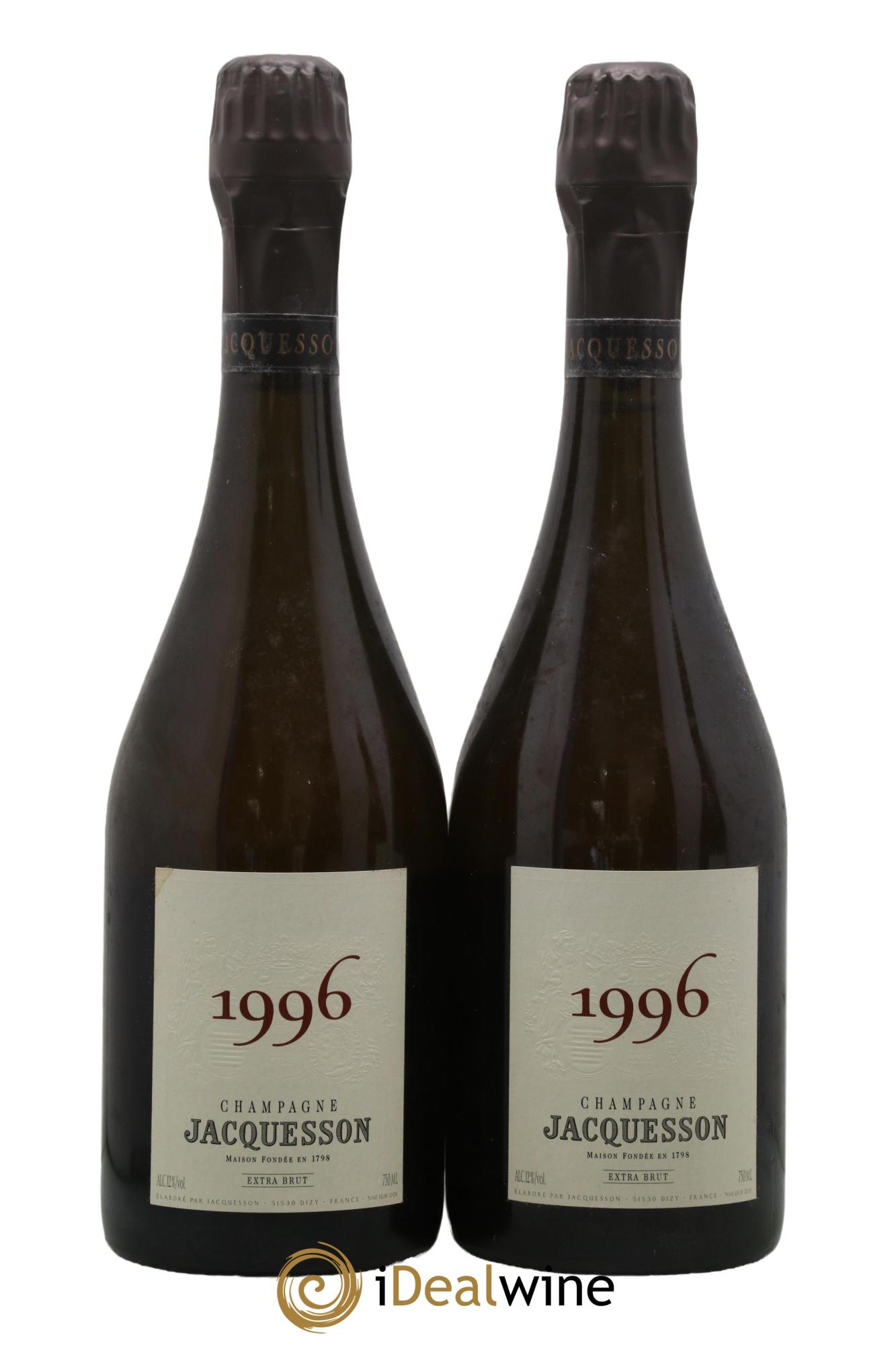 Millésimé Jacquesson 1996 - Lotto di 2 bottiglie - 0