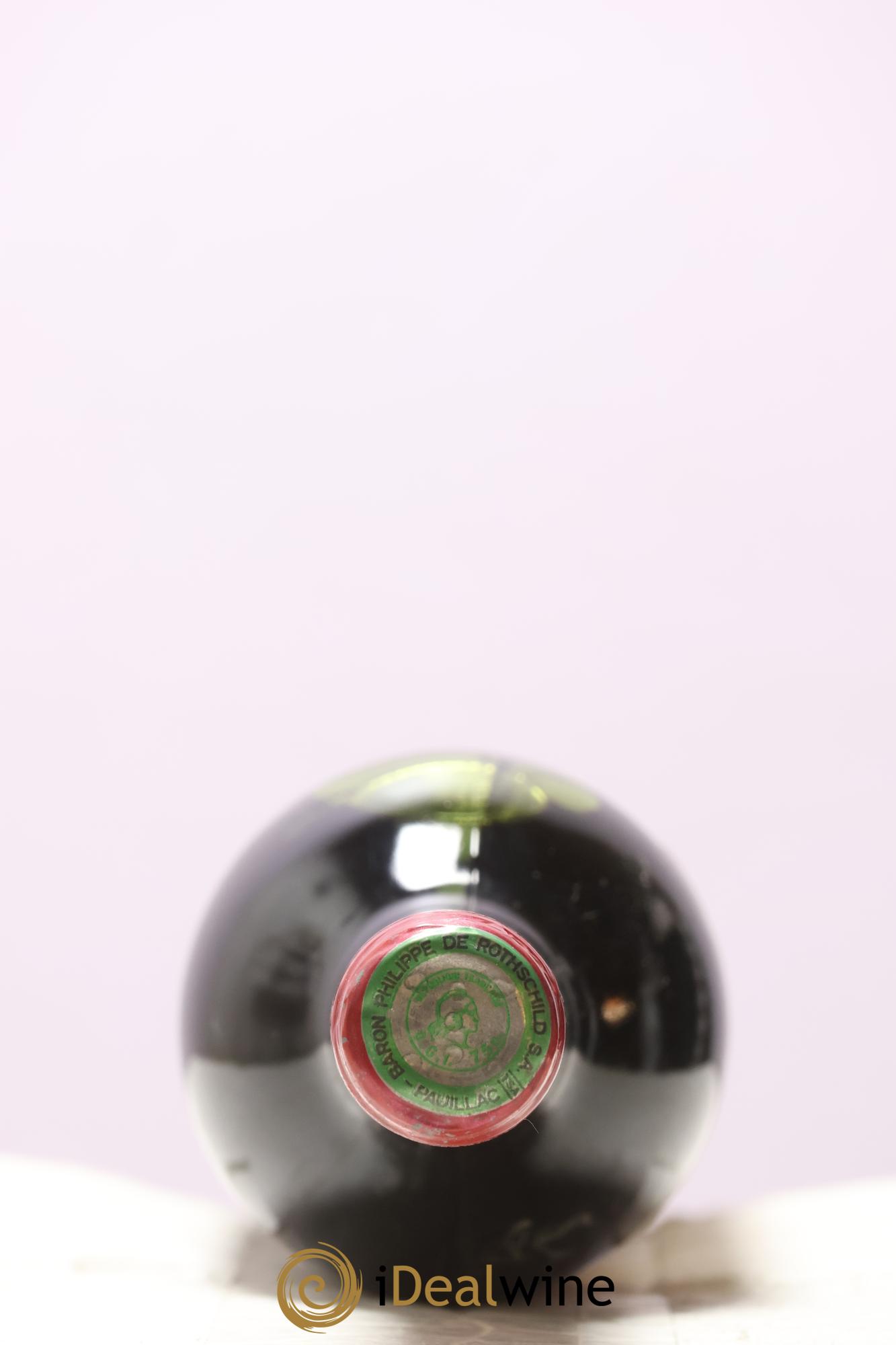 Château Mouton Rothschild 1er Grand Cru Classé 1975 - Lot de 1 bouteille - 1