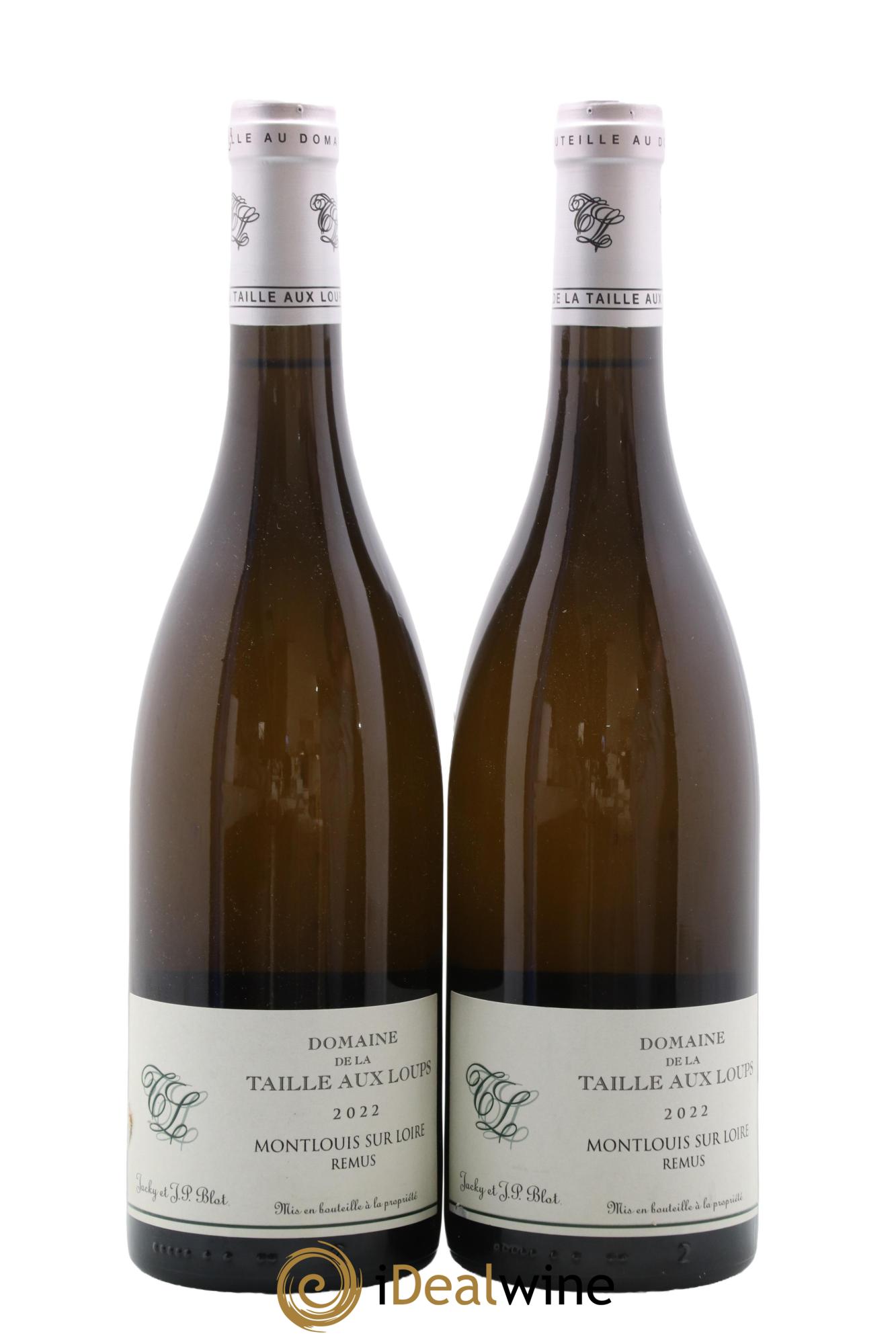 Montlouis-sur-Loire Rémus La Taille aux Loups - Jacky Blot 2022 - Lot de 2 bouteilles - 0